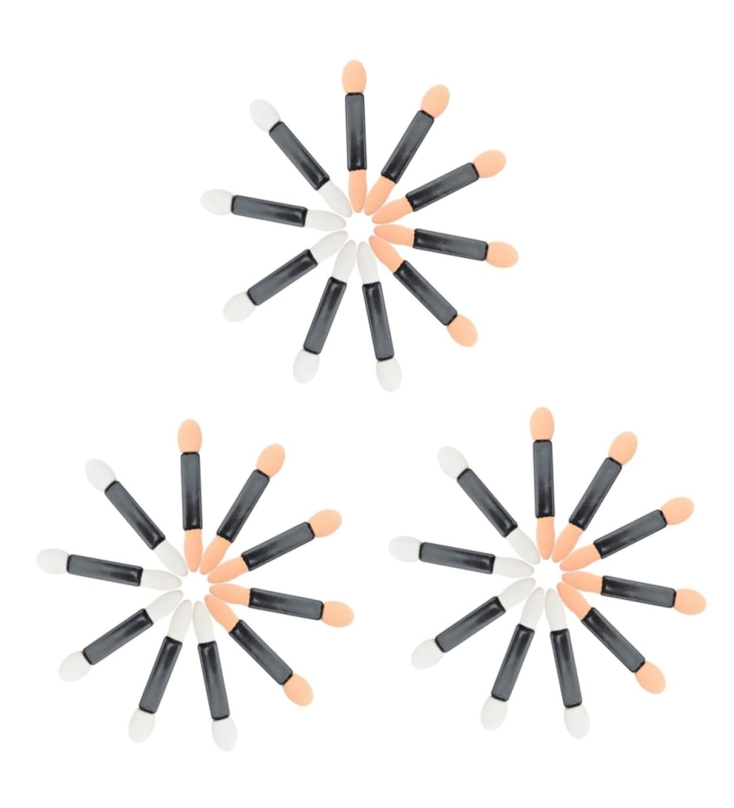 Healeved 150 Pcs Blending Brush Makeup Applicator Sponge Make Eye Shadow Brush Eyeshadow Bulk mediumx3pcs Assorted Colorx3pcs - Buy Online on GoSupps.com