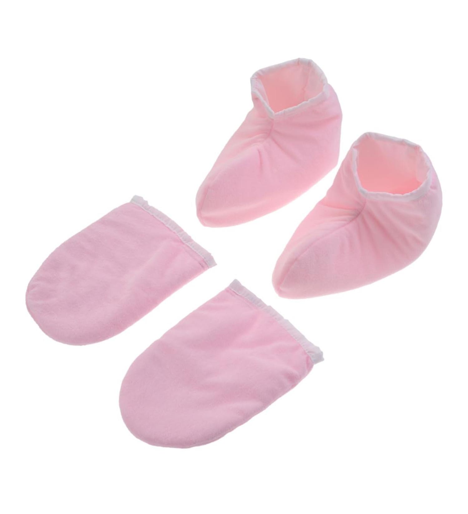 minkissy 2 Pairs Heated Glives Paraffin Bath Mitts Dry Hands Gloves Thermal Heated Mitt Beauty Gloves Paraffin Wax Gloves Paraffin Foot Cover Paraffin Wax for Hands Heater Mittens - Buy Online on GoSupps.com