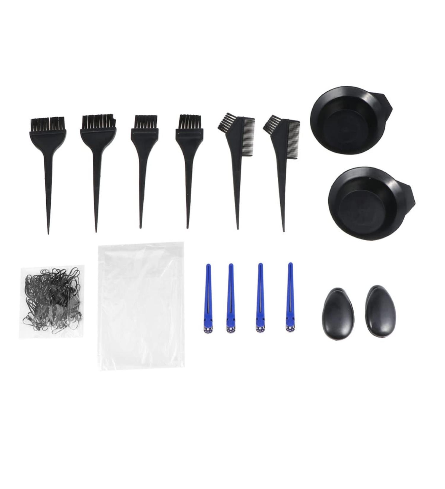 Angoily 1 Set Dye Mixing Bowl Hair Dyeing Kit Highlight Hair Brush Tool Hair Dyeing Brush Hair Tint Bowl Balayage Brush Disposable Barber Apron Hair Dye Bowl Household - Buy Online on GoSupps.com