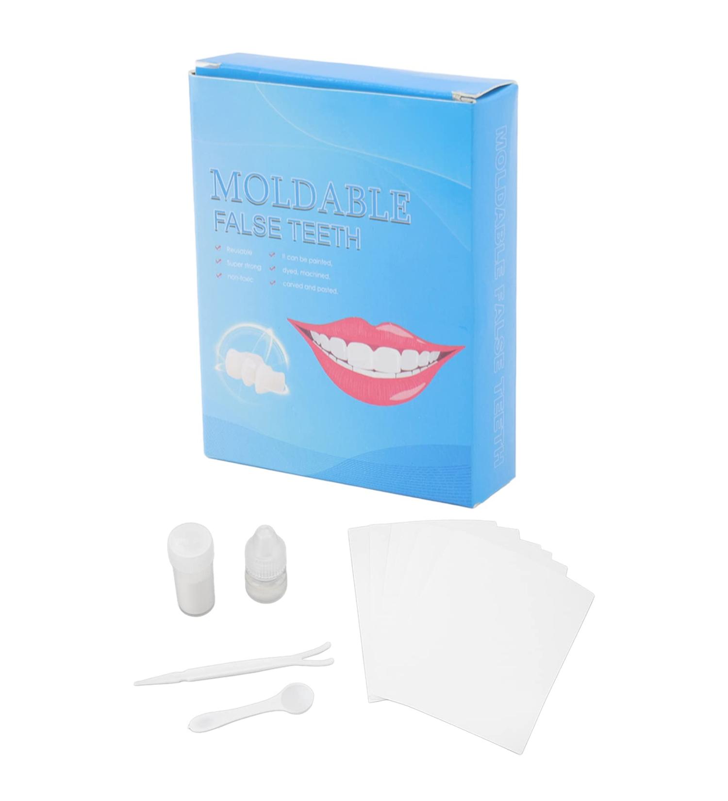 Temporary Tooth Repair Set - Safe & Easy Solution for Broken Teeth | Organic Material for Dentures & Tooth Decorations - Buy Online on GoSupps.com