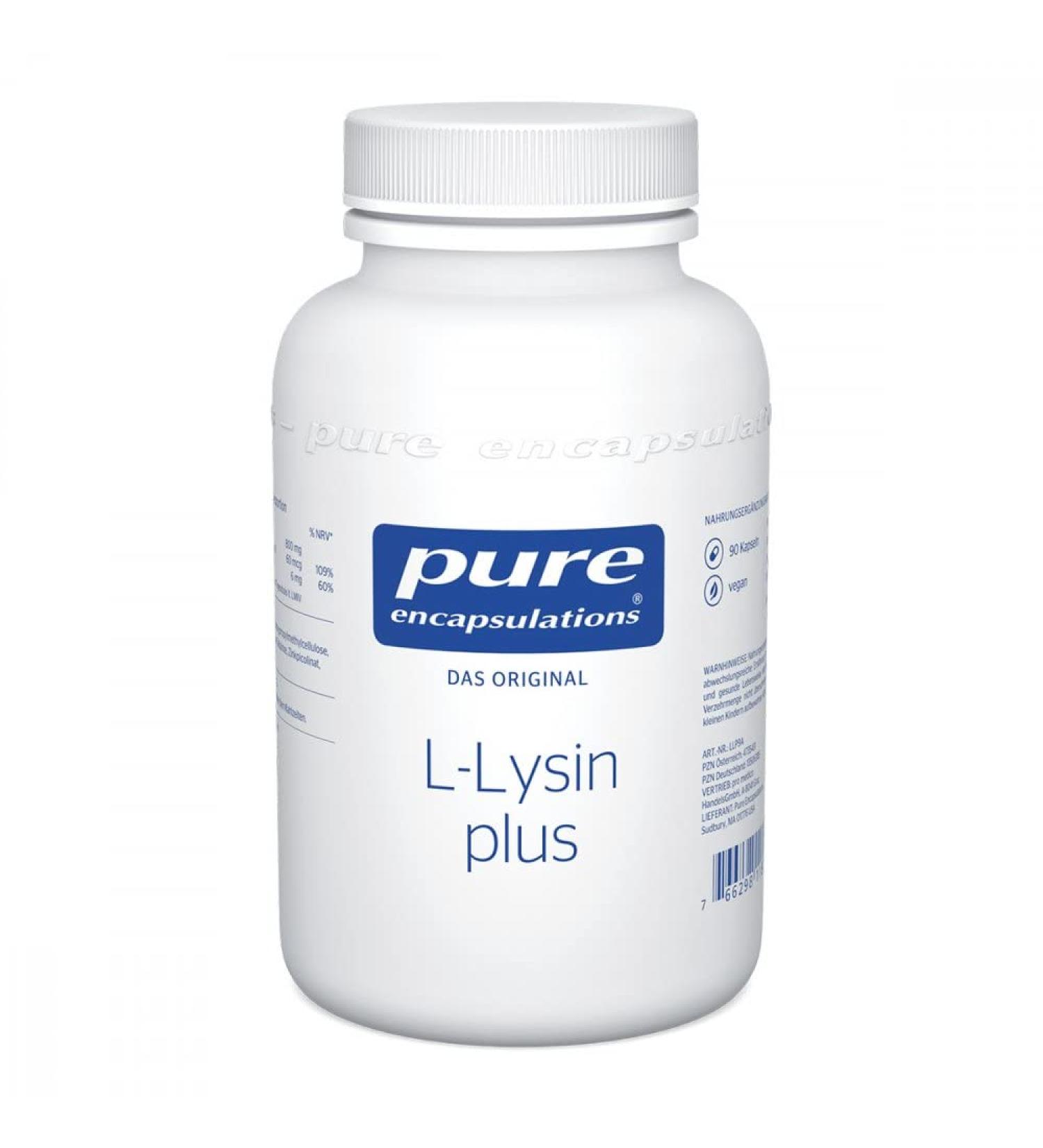 Buy Pure Encapsulations L-Lysine Plus Capsules - High-Quality Immune Support | International Shipping Available - Buy Online on GoSupps.com