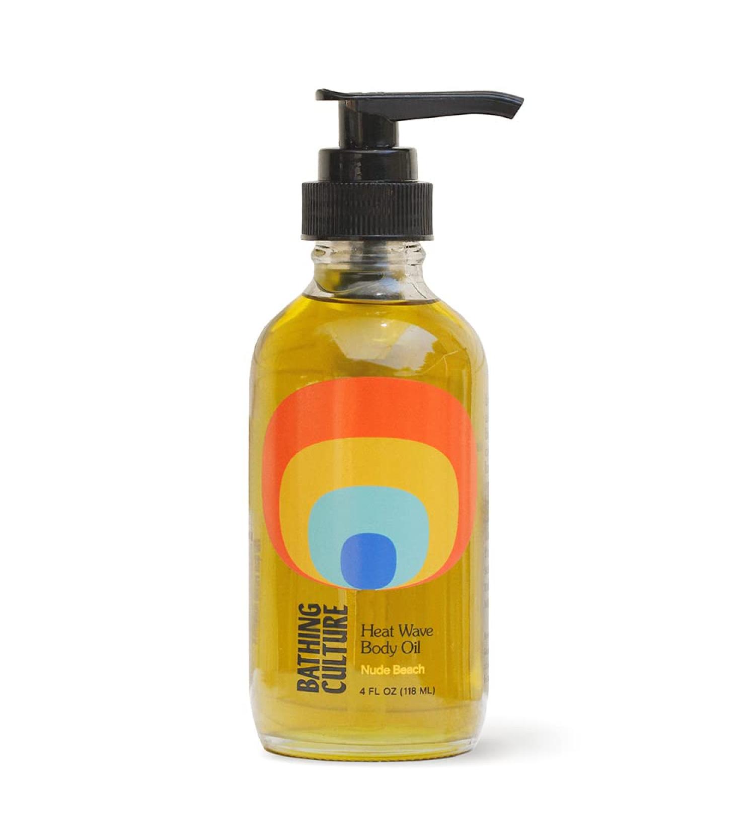 Organic Heat Wave Body Oil | Bathing Culture - Natural Vegan Eco-Friendly Personal Care (4 fl oz - Buy Online on GoSupps.com