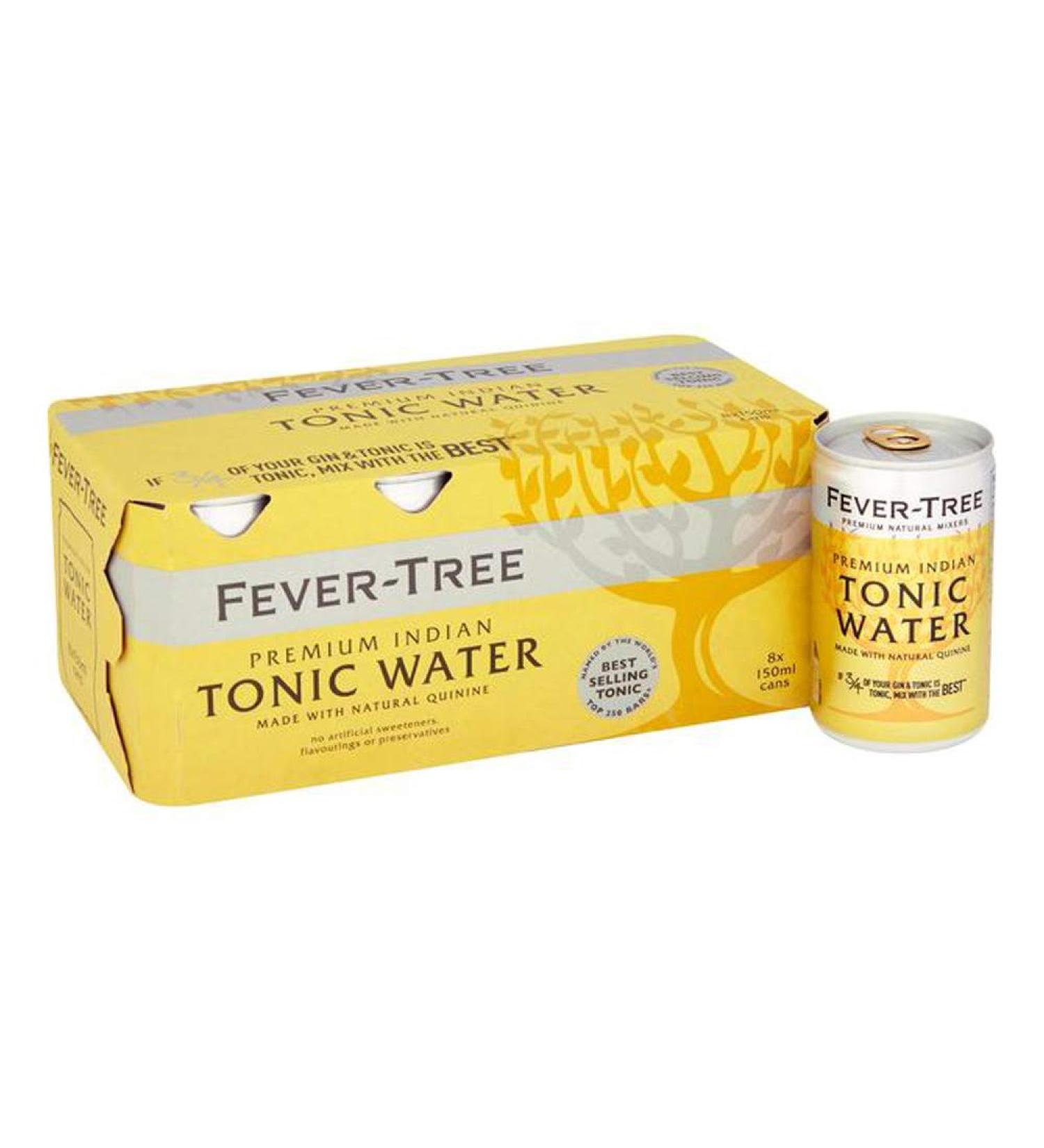 Fever Tree Premium Indian Tonic Water - Cans 8x150ml | Best International Shipping - Buy Online on GoSupps.com
