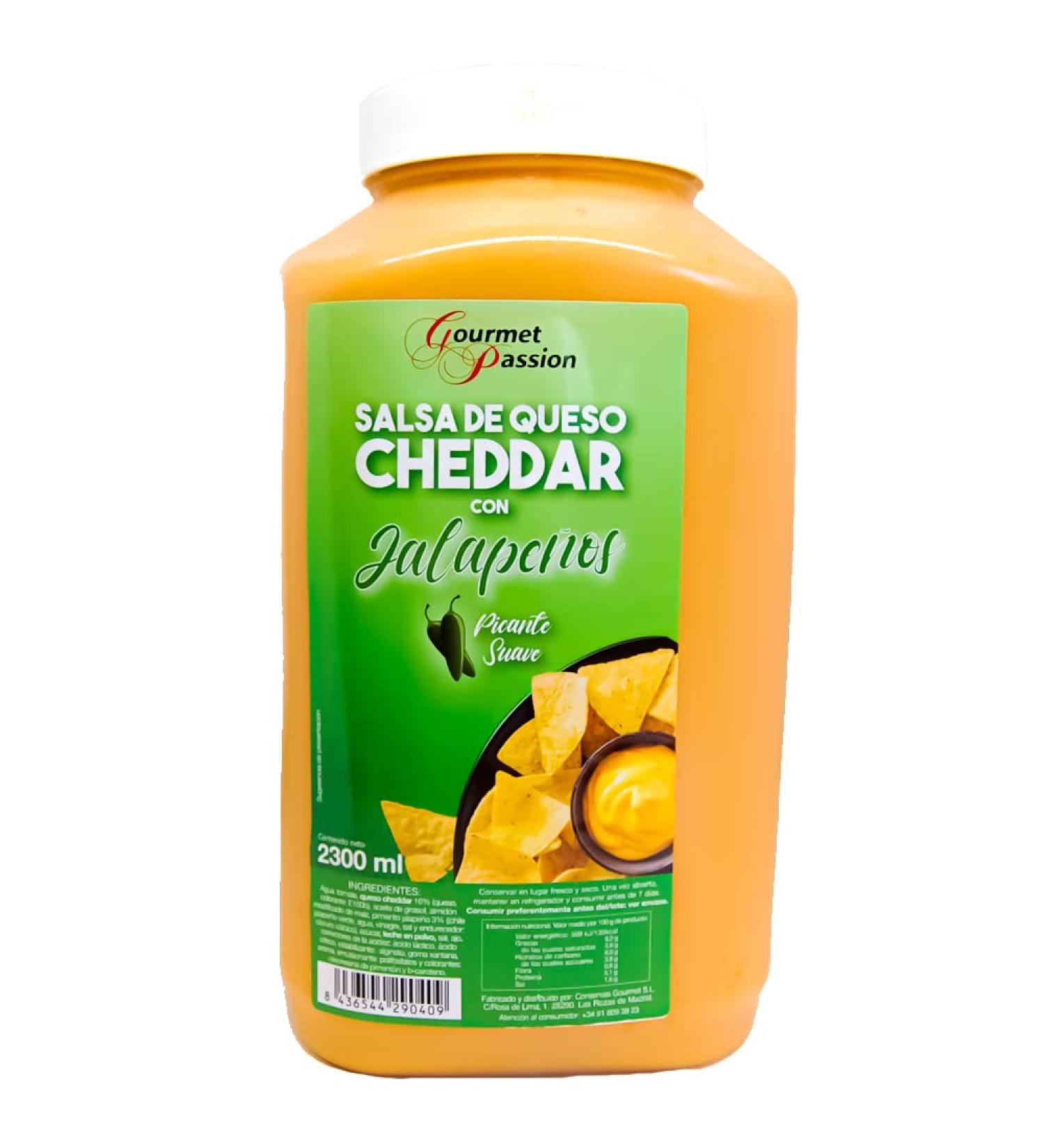 Original Recipe Cheddar Cheese Sauce With Jalapenos 2.3kg / Mexican Salsa De Queso Creamy Cheesy Sauce For Nachos - Buy Online on GoSupps.com
