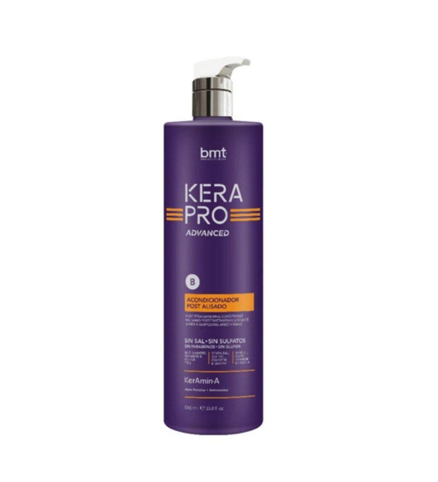 KATIVA Bmt Kerapro Advanced Conditioner 1000ml - Black | Nourishing Hair Care for All Hair Types - International Shipping Available - Buy Online on GoSupps.com