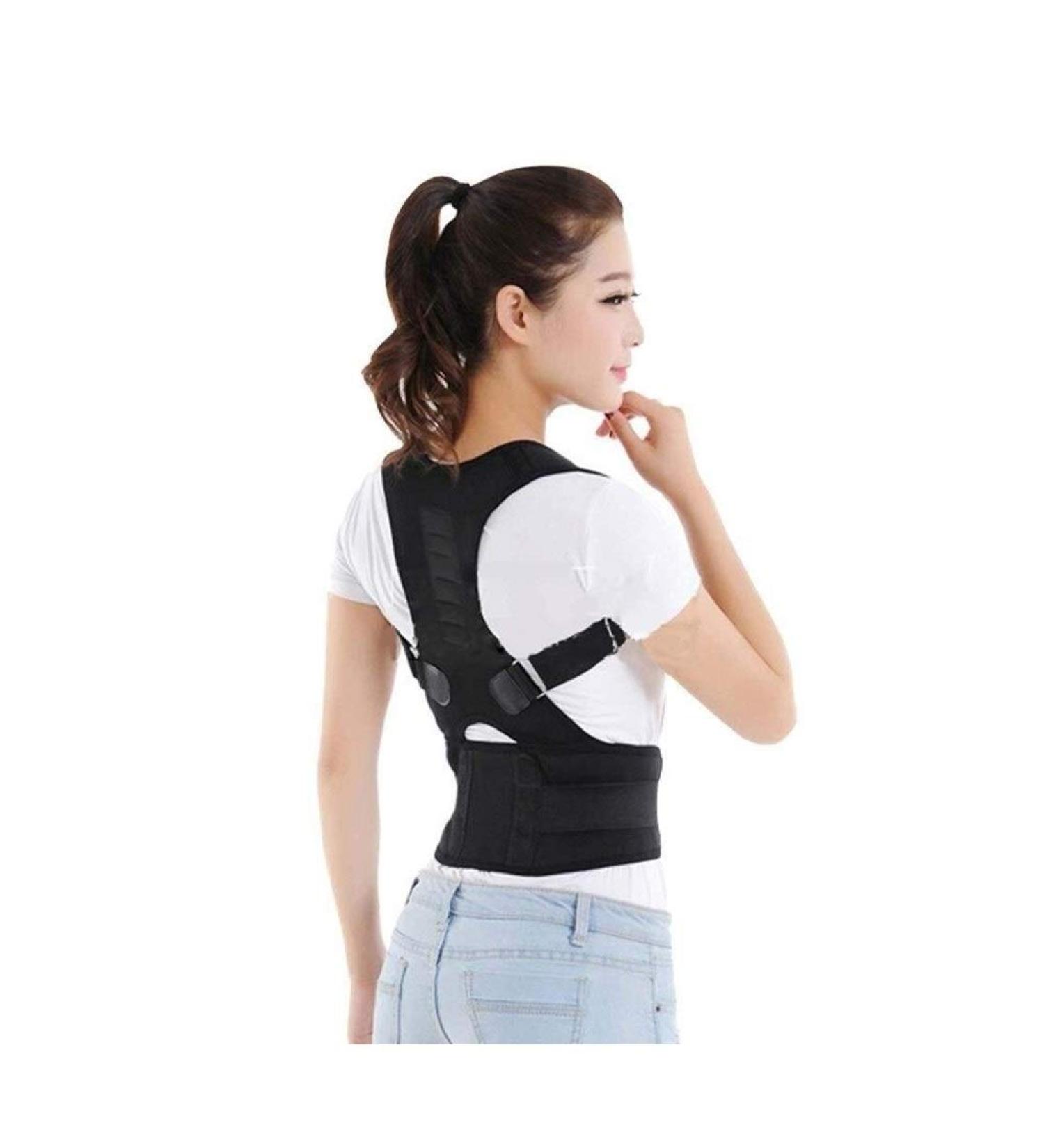Posture Corrector Back Brace Adjustable Posture Correction Belt Posture Camelback Correction Spine Back Correction For Men Or Women For Improve Bad Posture (M) Better life - Buy Online on GoSupps.com