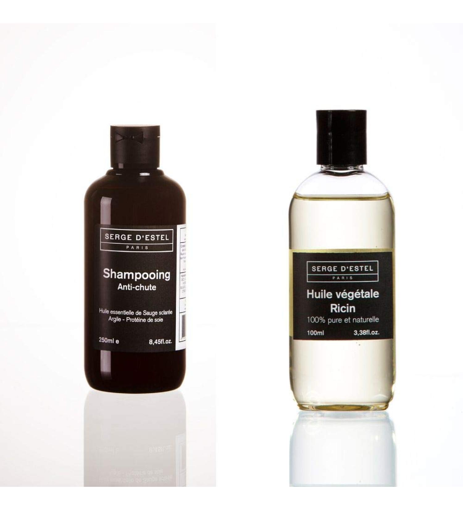 Anti Hair Loss Shampoo 250ml Castor Oil 100ml Hair Growth Promoting Treatment.