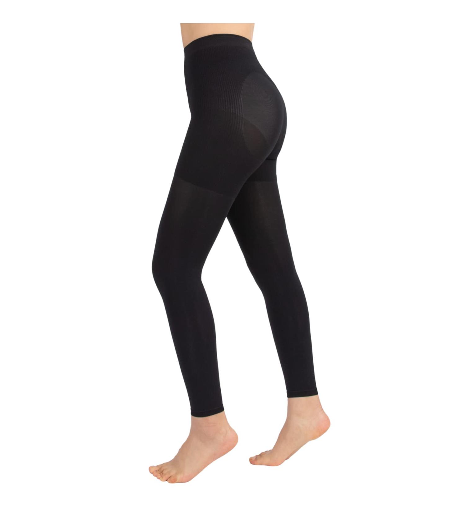 Footless Compression Pantyhose for Women | 8-15mmHg Medical Support Tights & Compression Socks for Edema & Varicose Veins | S/M Black - Buy Online on GoSupps.com