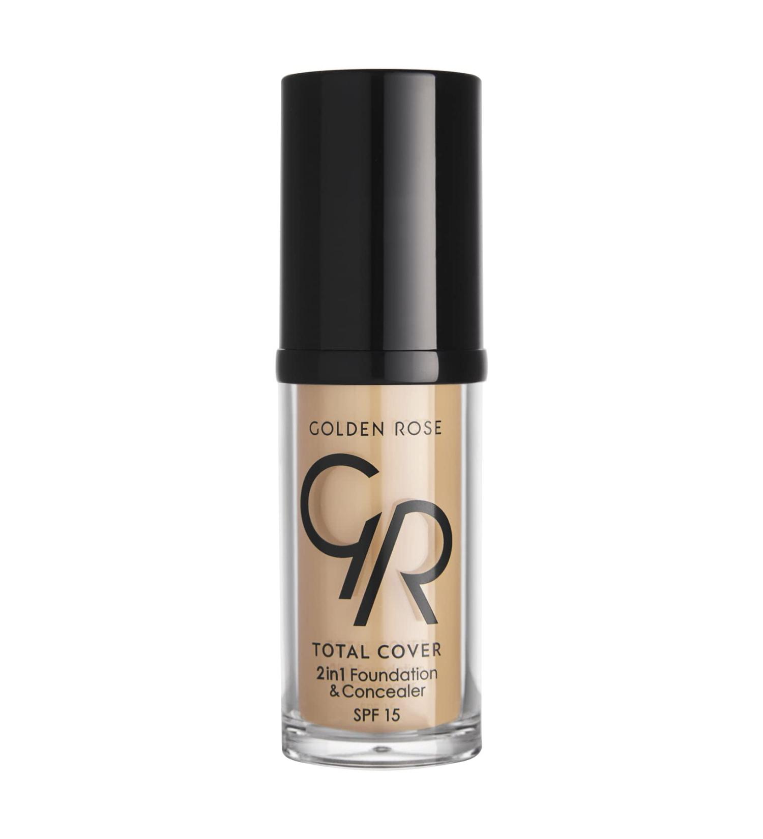 Golden Rose - Total Cover 2in1 Foundation & Concealer - 05 - Cool SAND - Buy Online on GoSupps.com