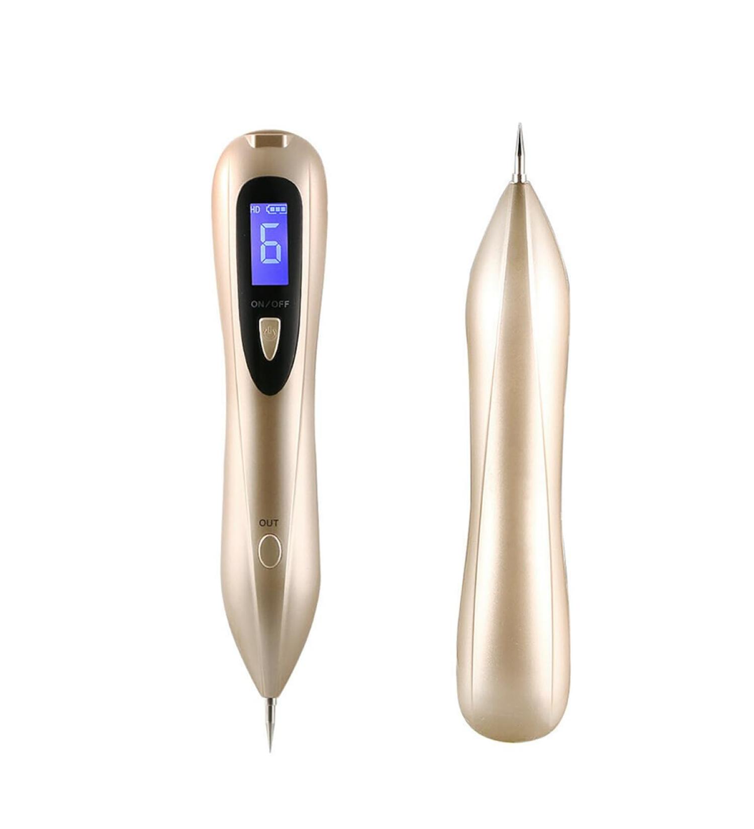 Bio.RFEGF Portable Rechargeable Blemish Removal Tools 9 Gears Level Control with Spotlight (Golden Yellow) - Buy Online on GoSupps.com