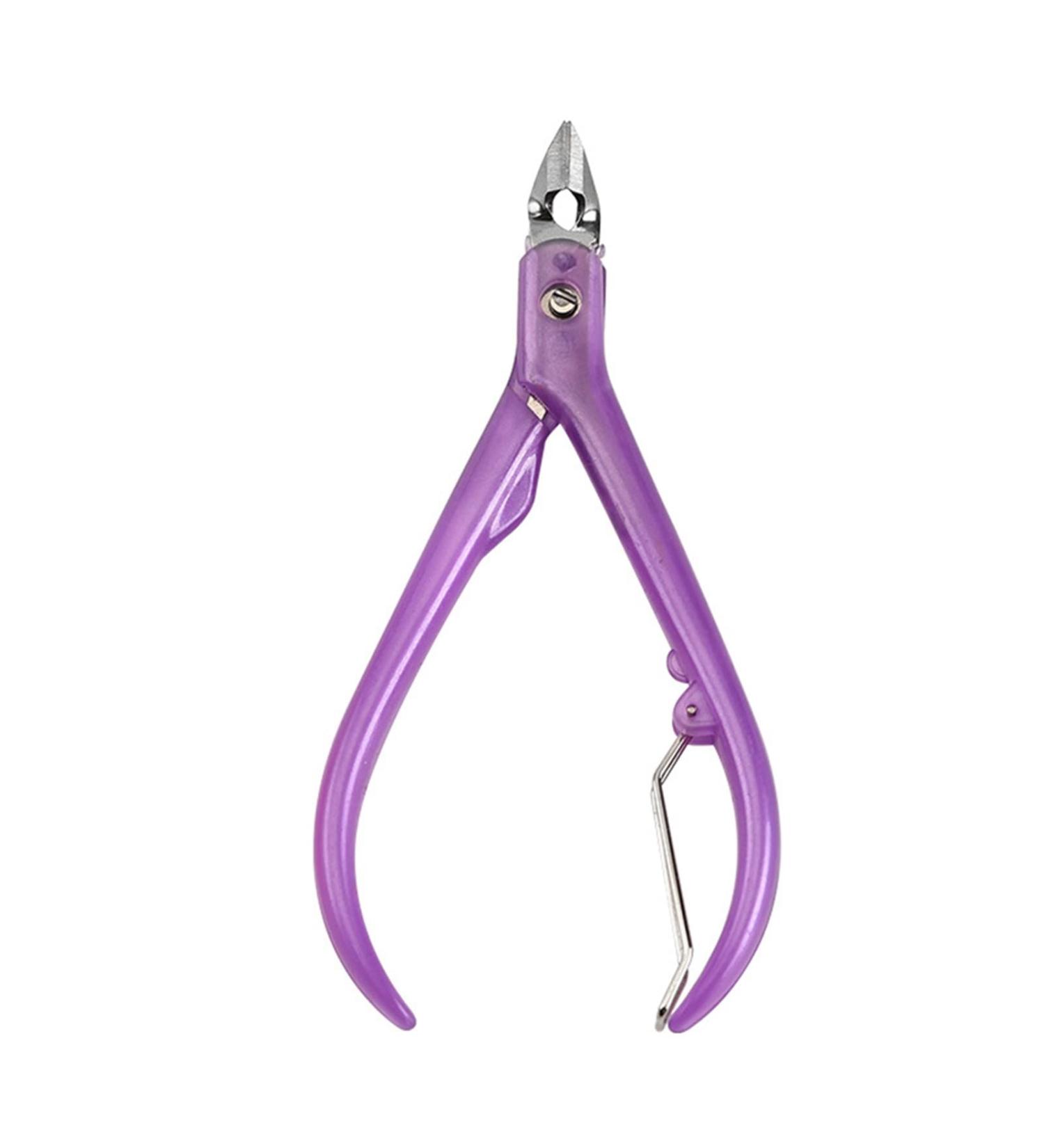 YOXIER Hard Skin Cutter Space-Saving Stainless Steel Dead Skin Remover for Home Purple