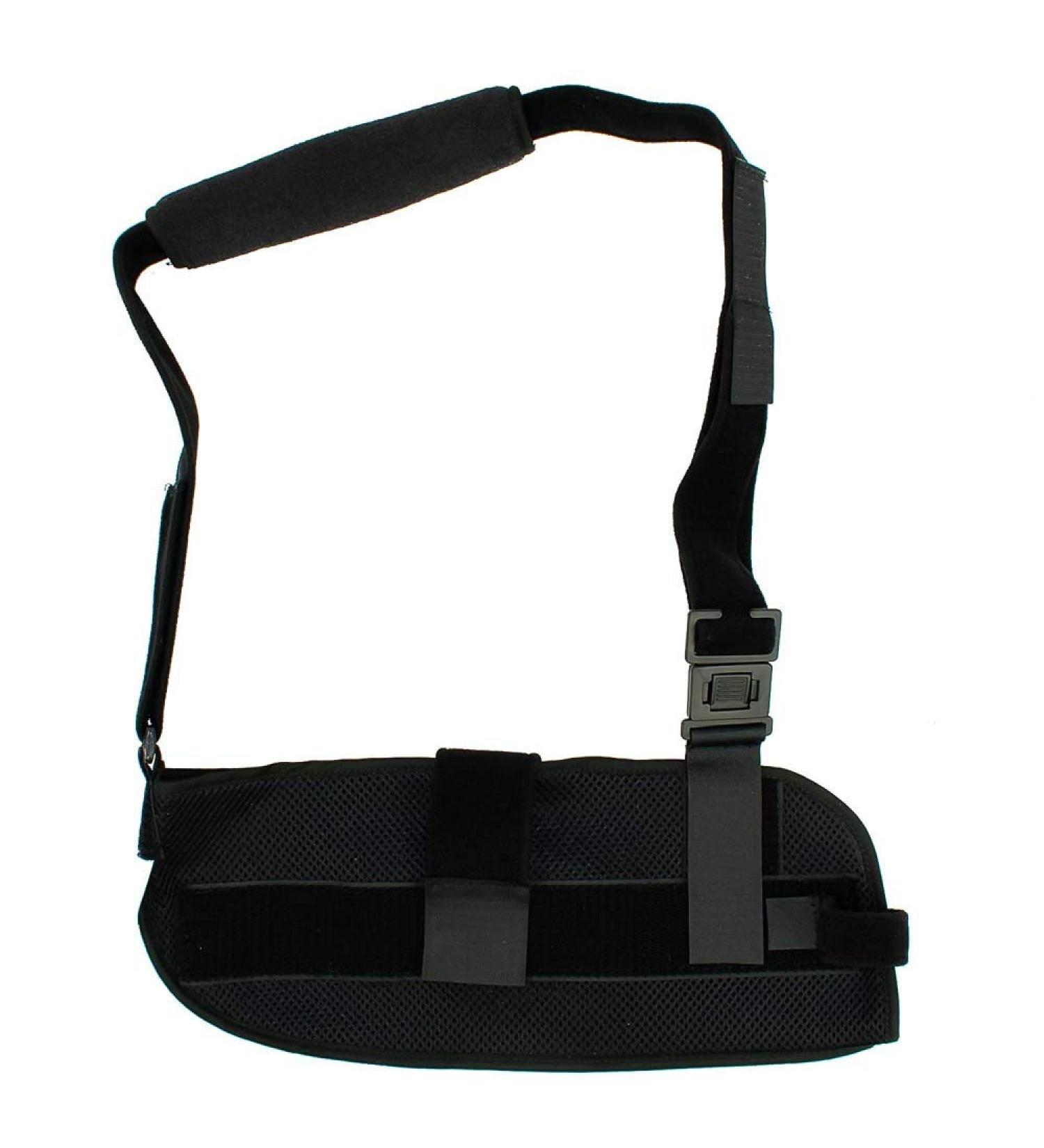 Sammons Preston Super Sling Plus Complete Small Shoulder Immobilizer Arm Sling Supports Elbow and Wrist Weight Distribution for Post Surgery Operation and Injury Abduction Positioning Pillow