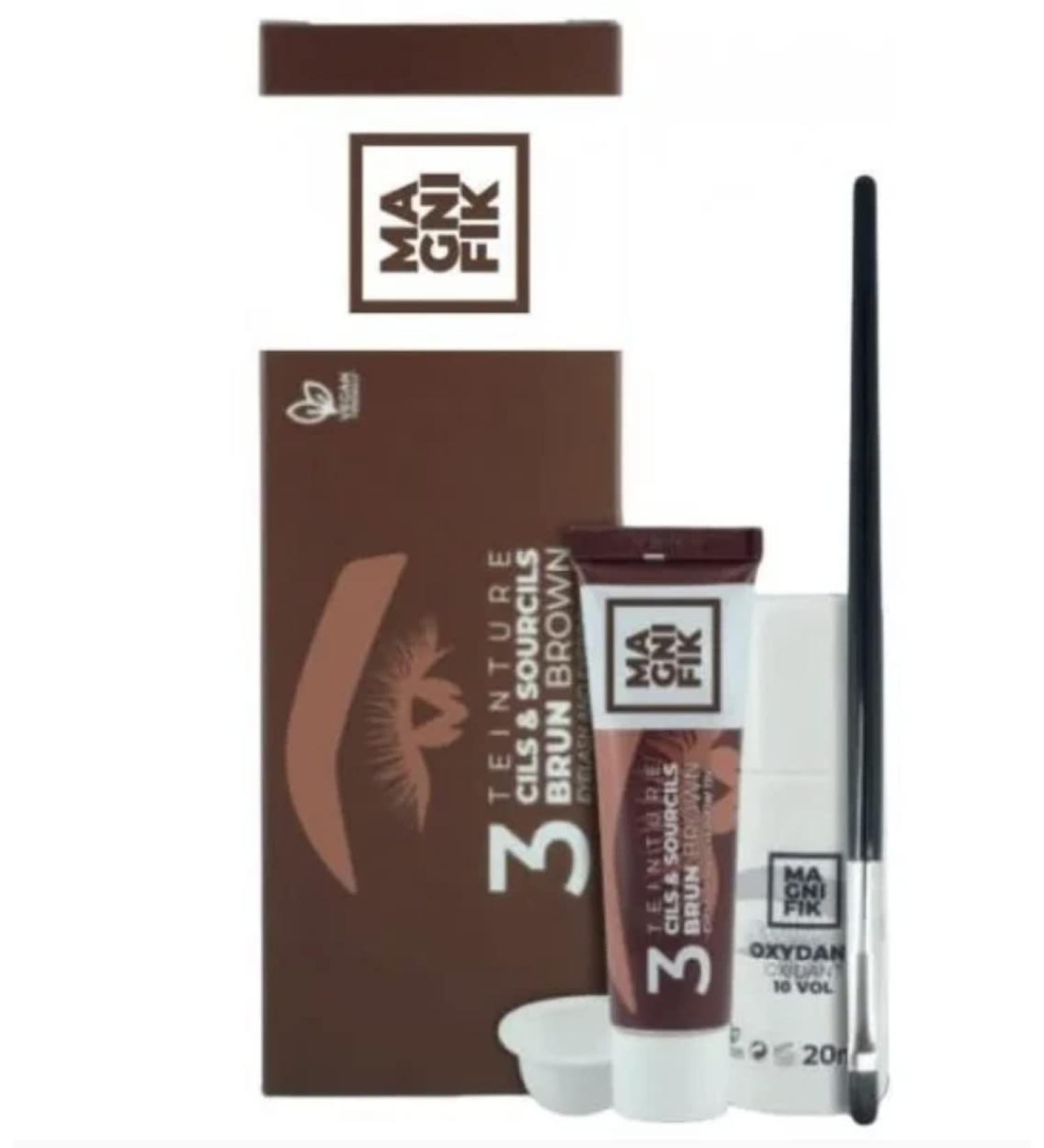 Generik Magnifik Generik Eyelash and Eyebrow Dye Kit No. 3 Brown