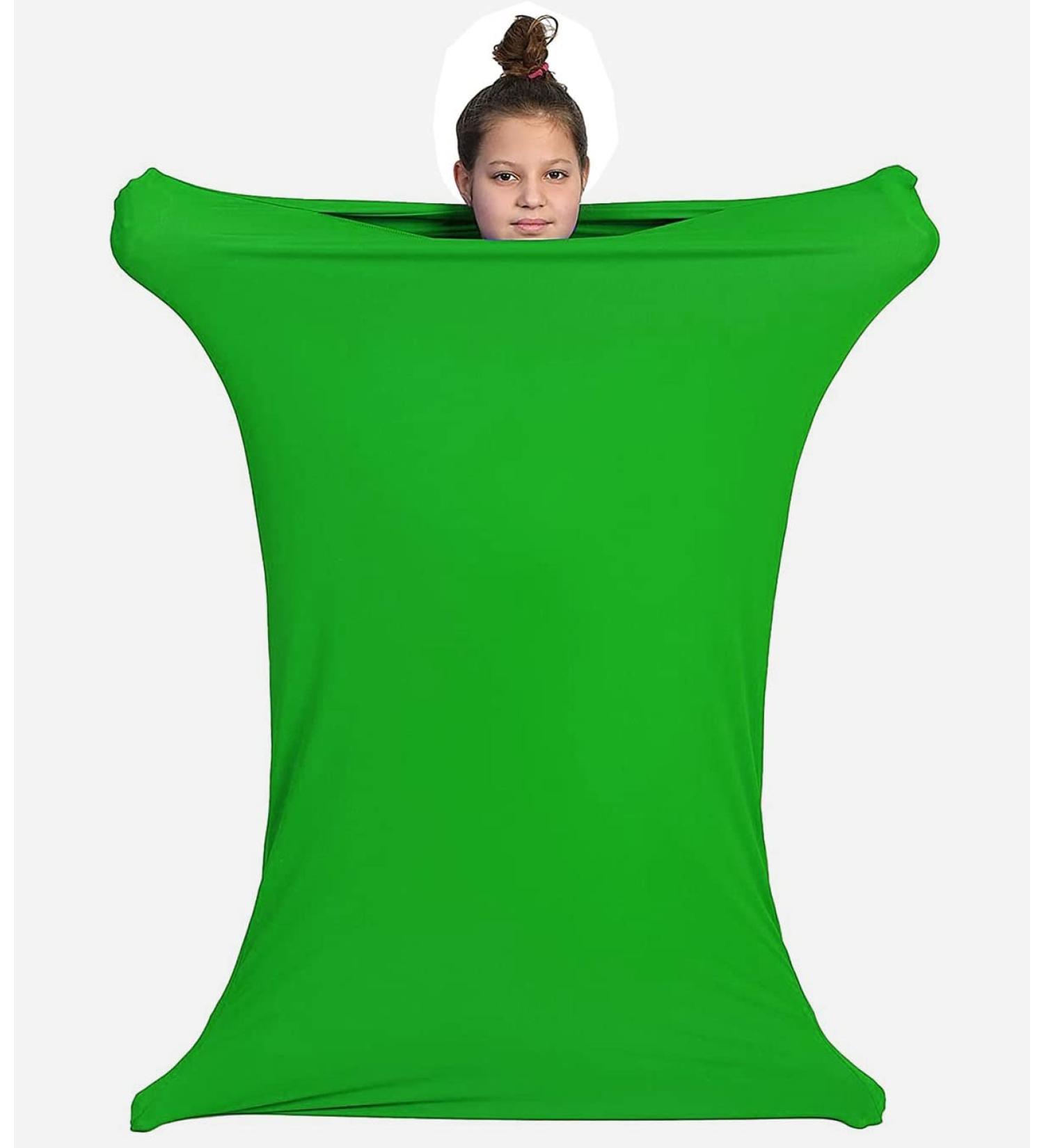 Sensory Sack for Kids Wearable Blanket for Focus Relaxation Stress Relief Calming Stretchy Body Sock for Toddlers Machine Washable No Fasteners (Color : Green Size : L/Large) L/Large Green - Buy Online on GoSupps.com