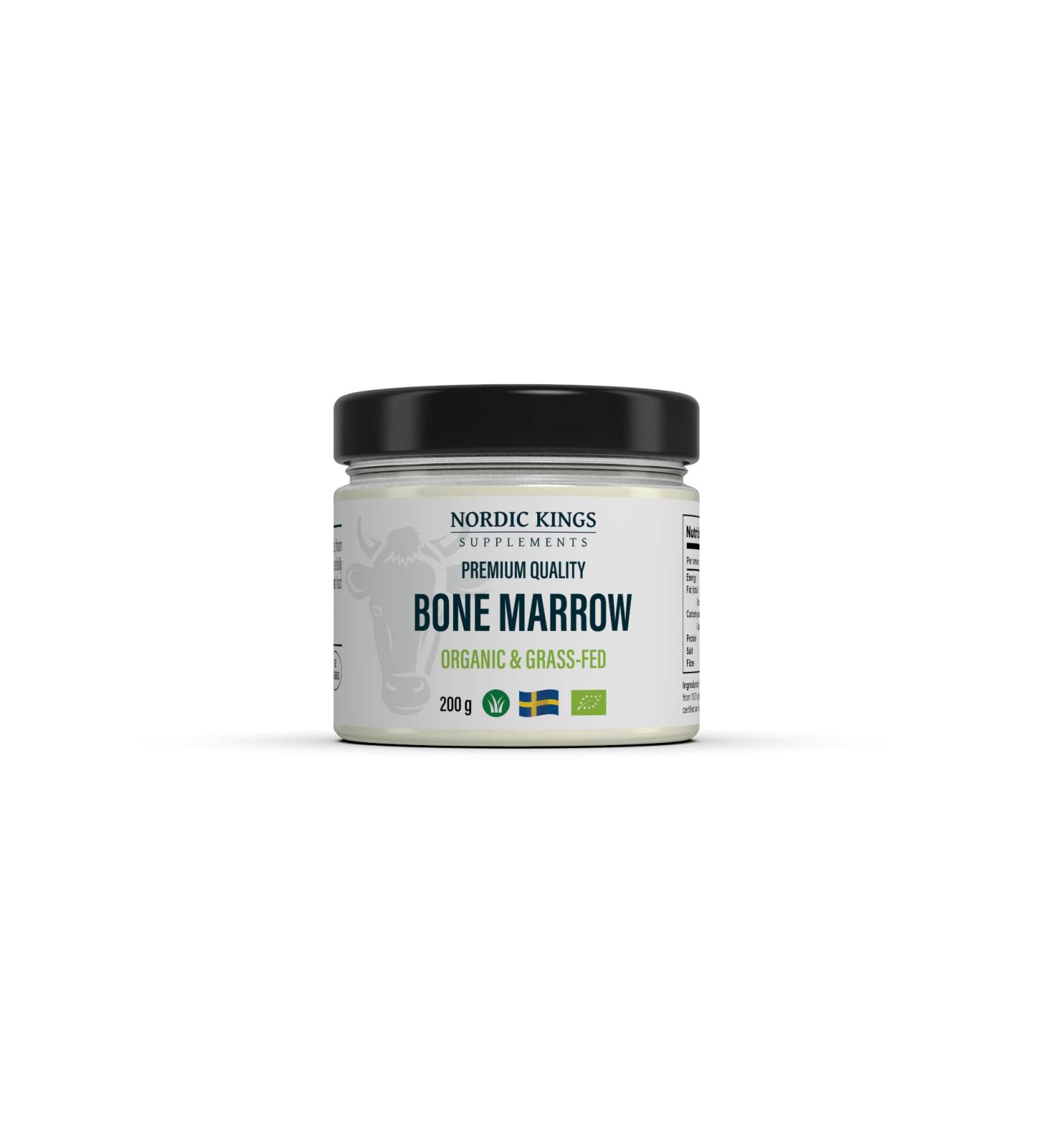 Nordic Kings Supplements » Premium Organic Beef Bone Marrow » Beef bone marrow 200g