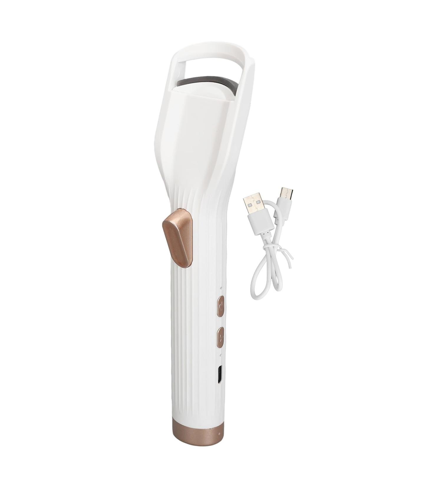 Heated Eyelash Curler | 2-in-1 Electric Lash Curler for Lasting Curl | Soft Silicone Heating Device for Perfect Lashes - Buy Online on GoSupps.com