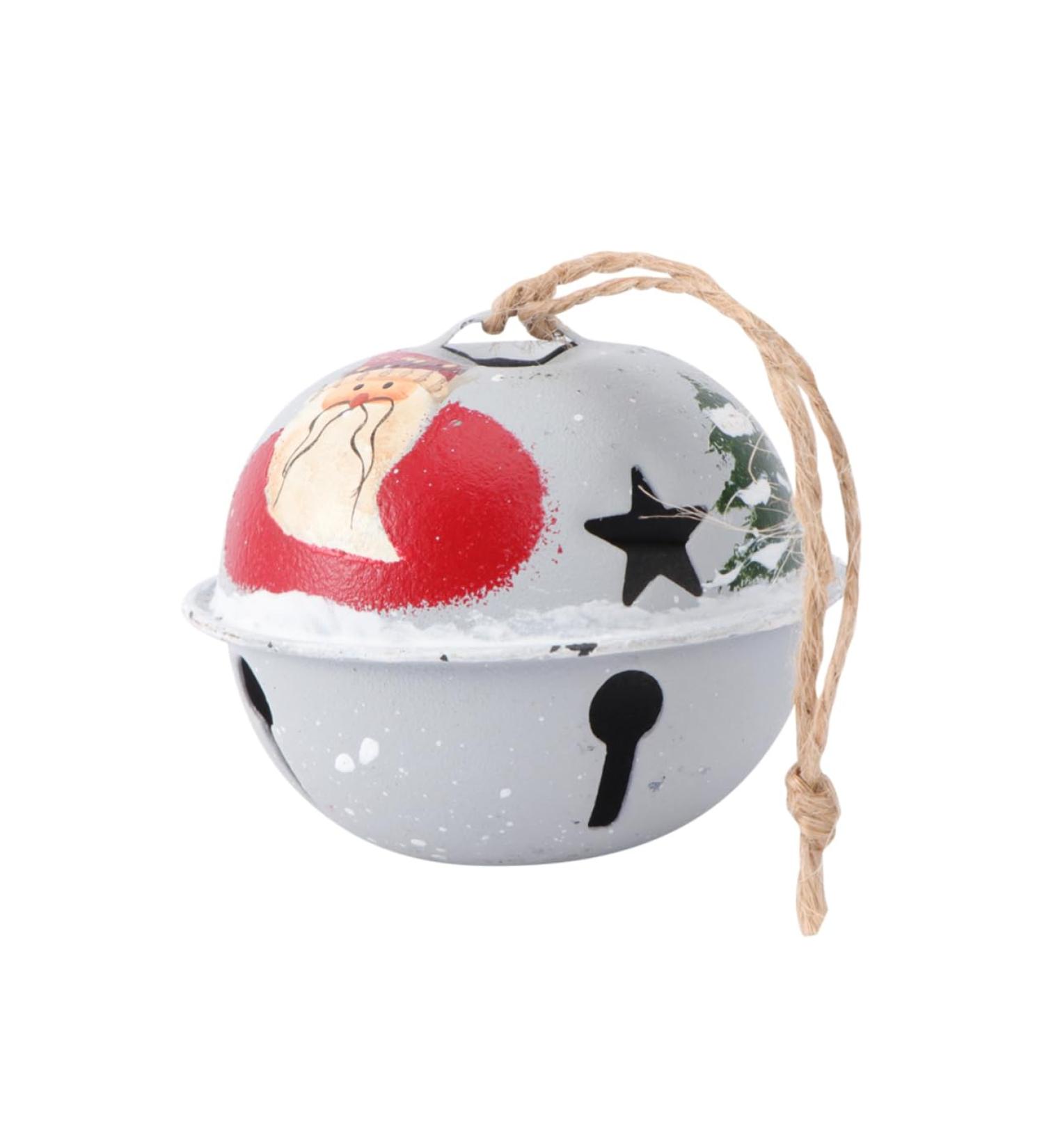 Yardenfun 1pc Christmas Tree Bells Christmas Tree Decorations Grazing Bells Bell Hanging Decor Accessories White 6X6CM - Buy Online on GoSupps.com