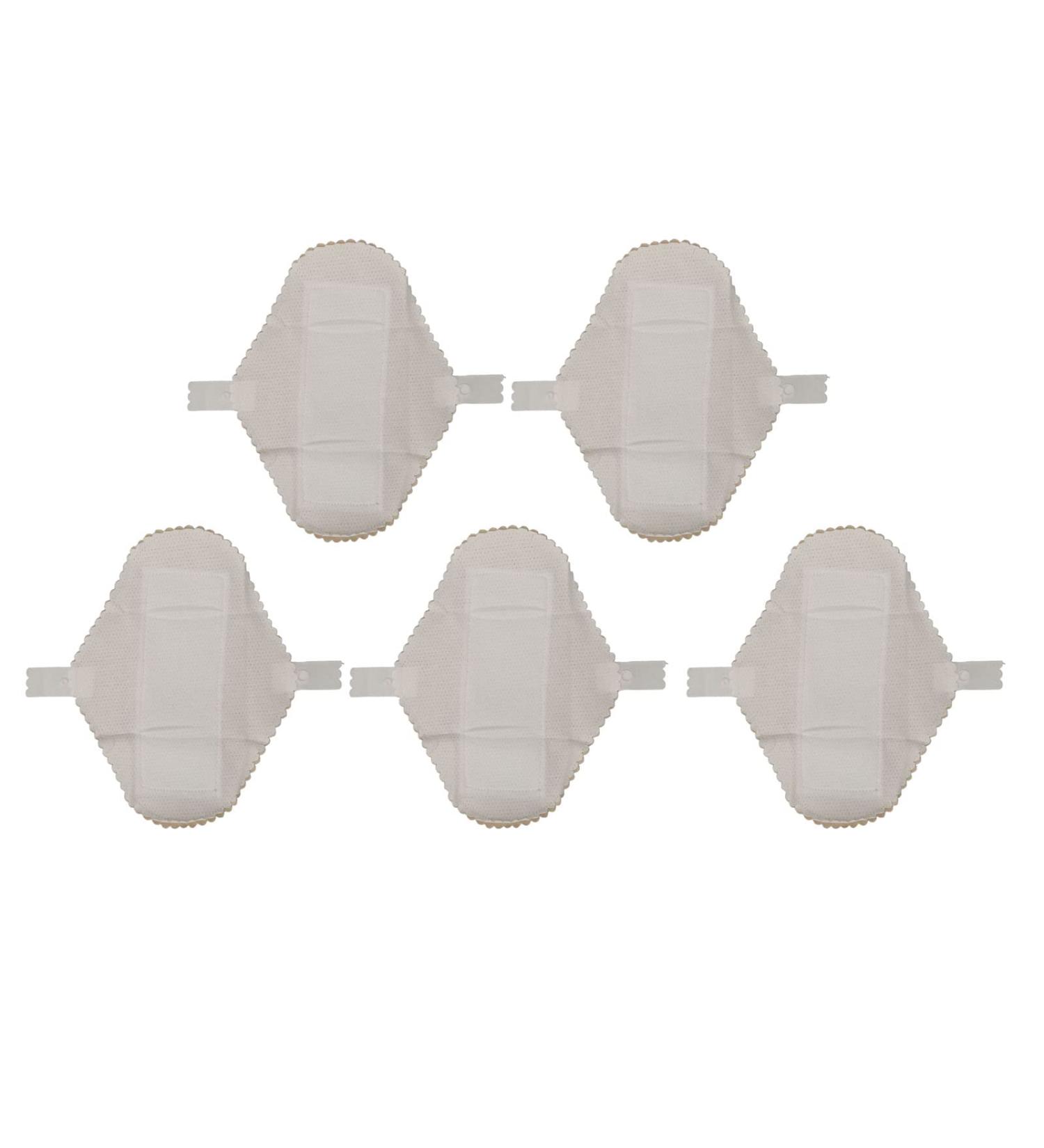 5pcs Washable Reusable Menstrual Pads - Super Absorbent & Breathable Cotton - Skin Color M - Buy Online on GoSupps.com