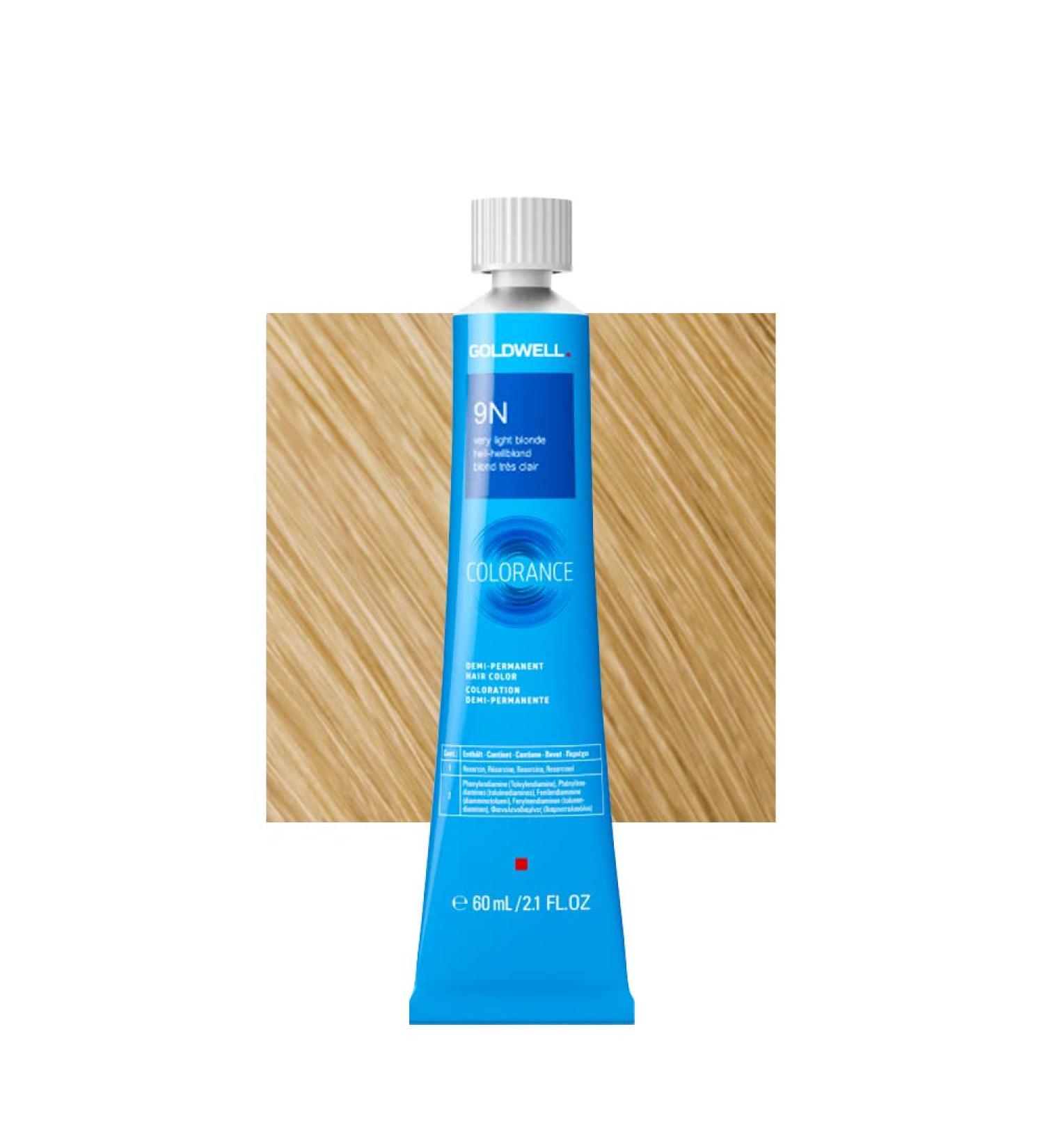9N Very light blonde Goldwell Colorance Naturals tb 60ml