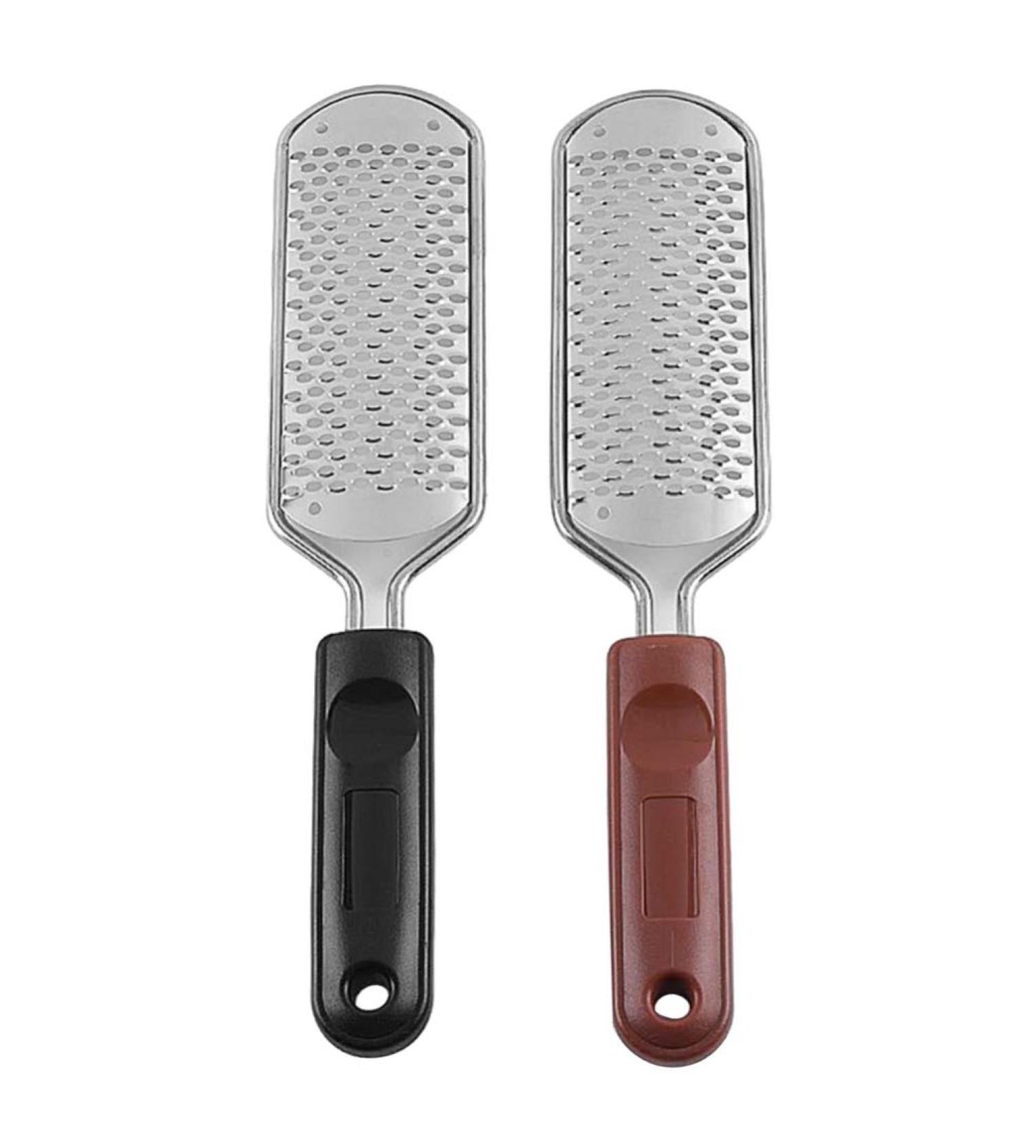 Minkissy 2pcs Stainless Steel Foot File Tool - Effective Dead Skin Remover for Smooth Feet Ideal for Women s Pedicure & Dry Skin Care - Buy Online on GoSupps.com