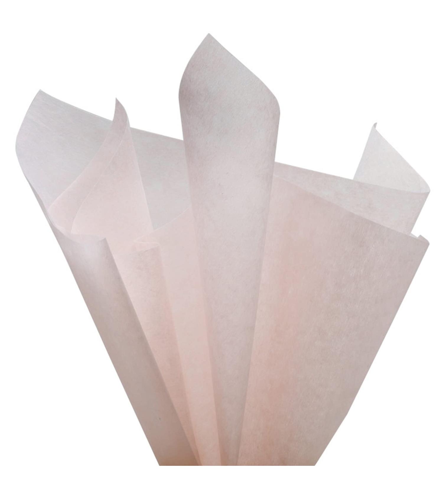 Korean Cotton Flower Wrapping Paper 10 Sheets - Waterproof Non-Woven Floral Supplies for Fresh Flowers - 23.6x23.6 Inch - Water Pink - Buy Online on GoSupps.com