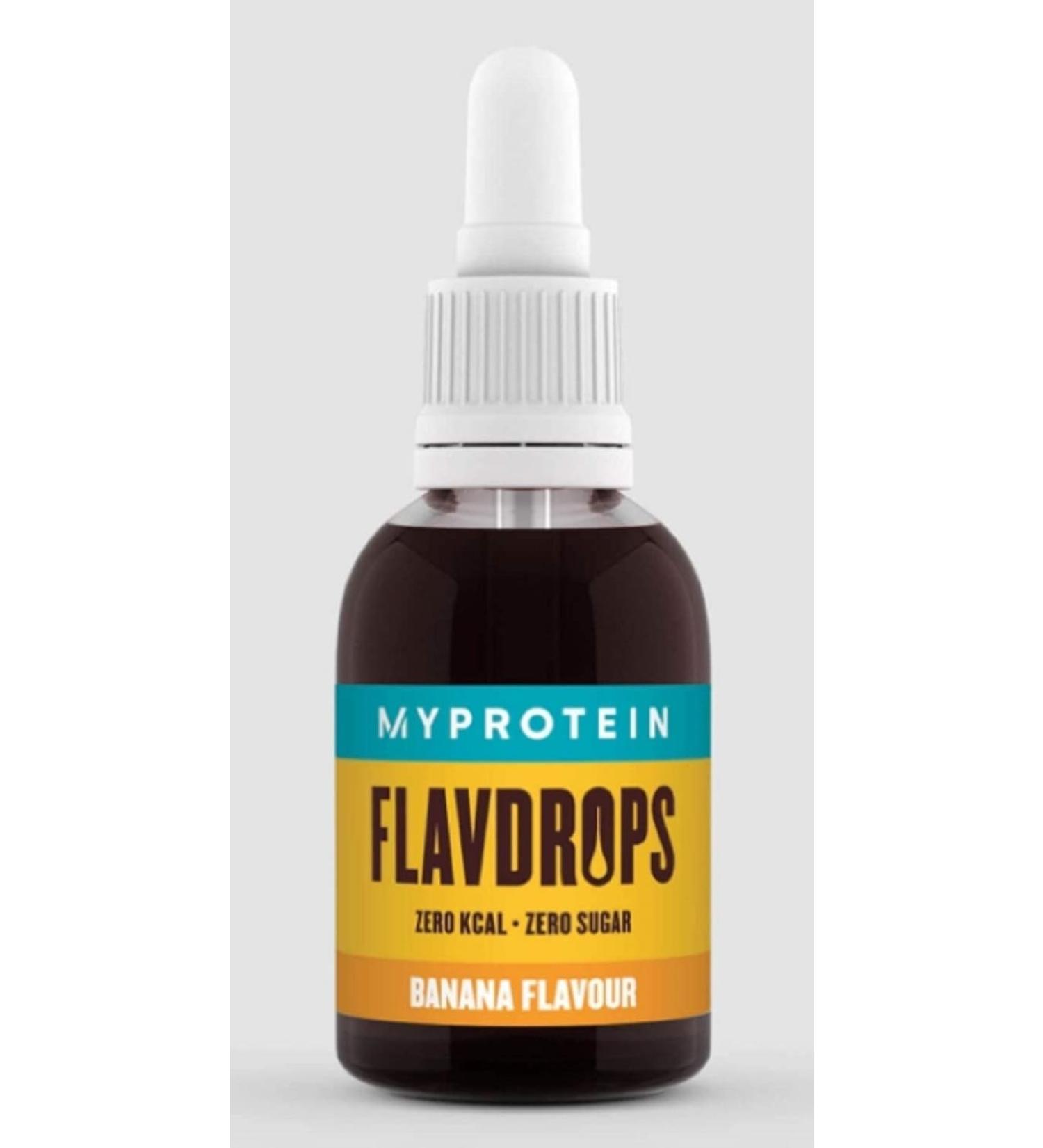 Myprotein Flavdrops Banana 1 pack (1 x 50 ml) Ba 50 ml (1 pack)