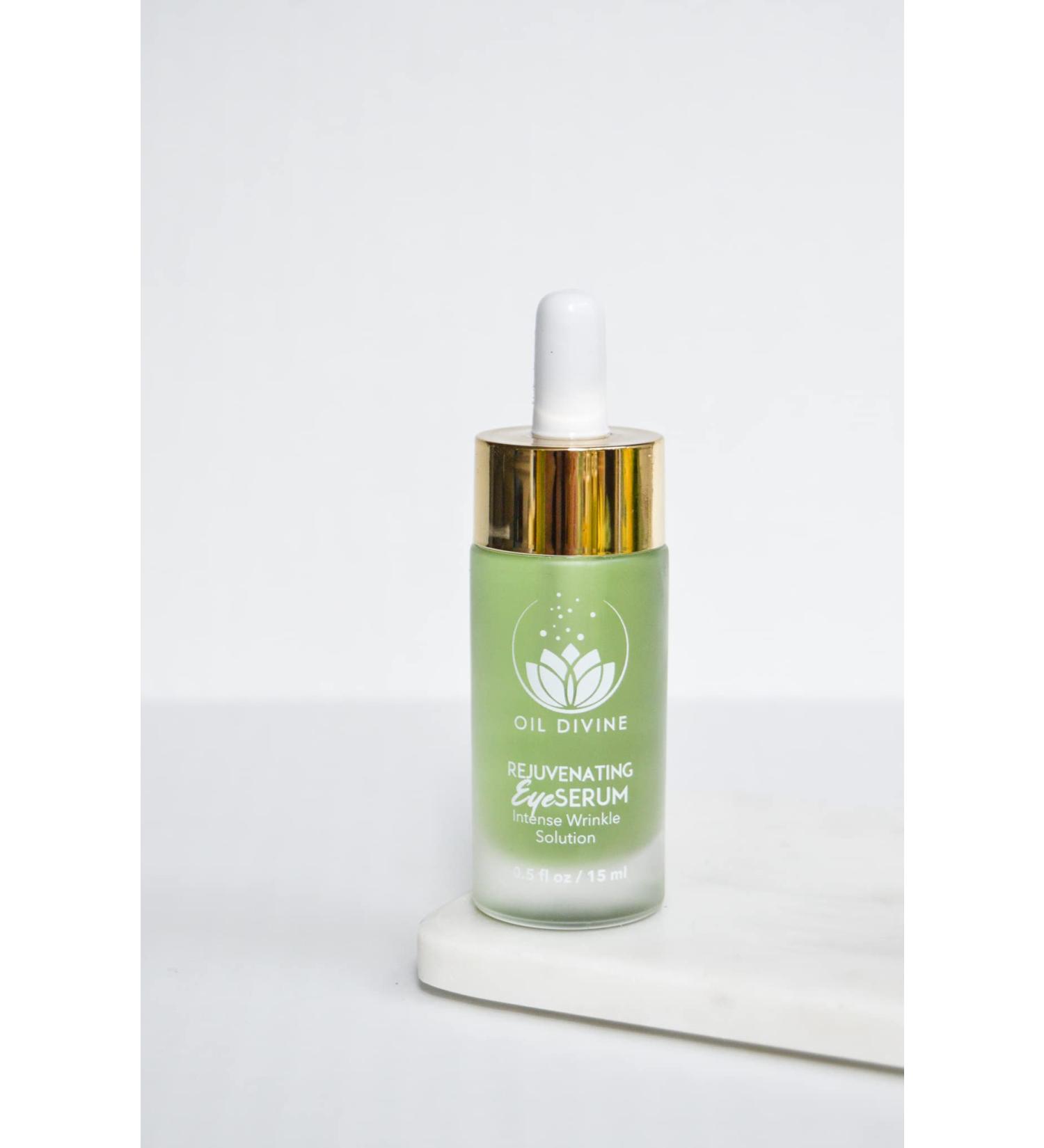 Rejuvenating Eye Serum - Intense Wrinkle Solution | Prickly Pear Oil & Squalene | 0.5 Fl Oz | Shop Internationally - Buy Online on GoSupps.com