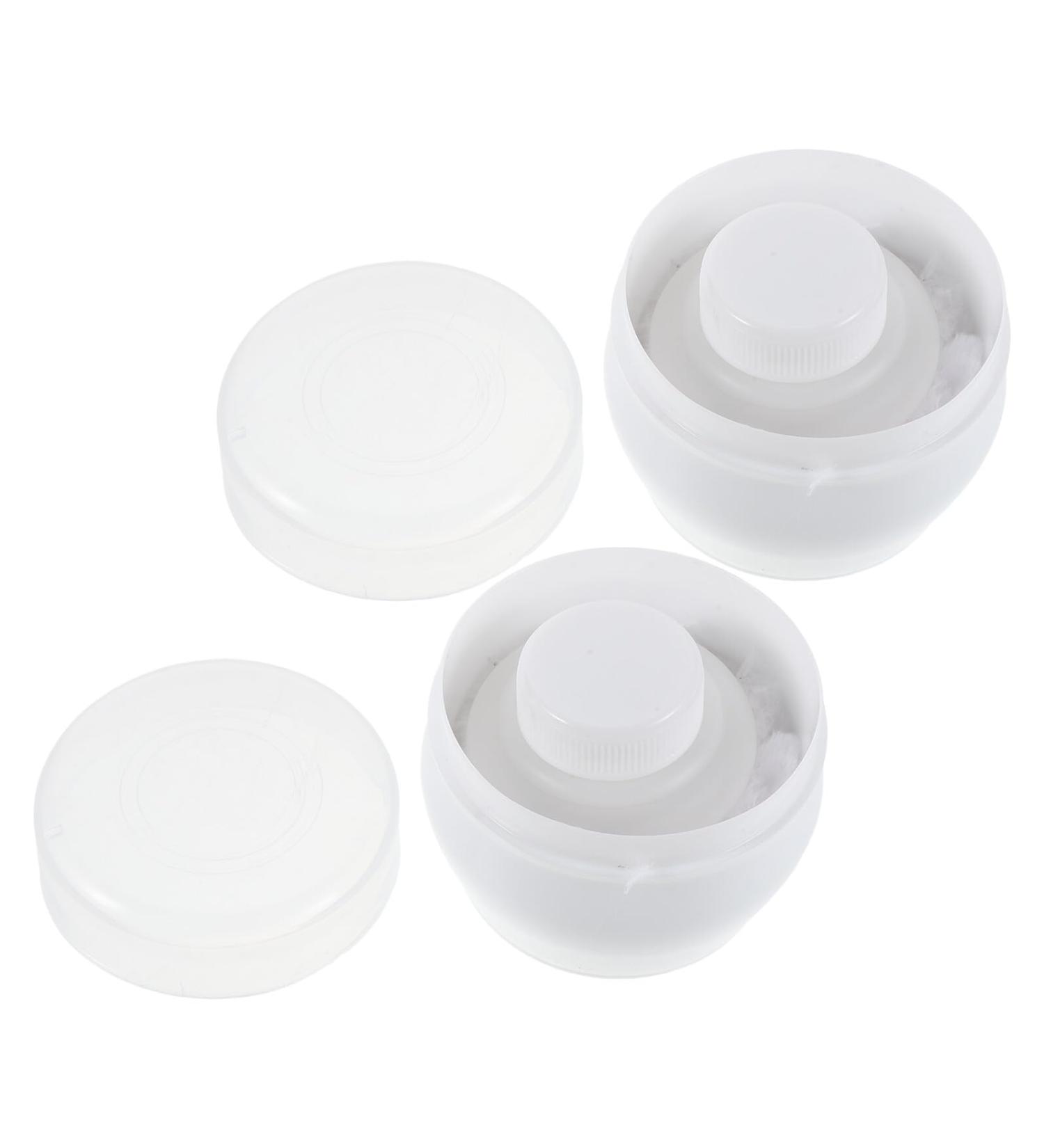 Homoyoyo Lot de 2 Bo tes Poudre pour Nourrisson avec Houppette Distributeur Rechargeable Blanc tanche et Compact pour Soins B b en D placement Protection Peau Sensible Usage - Buy Online on GoSupps.com