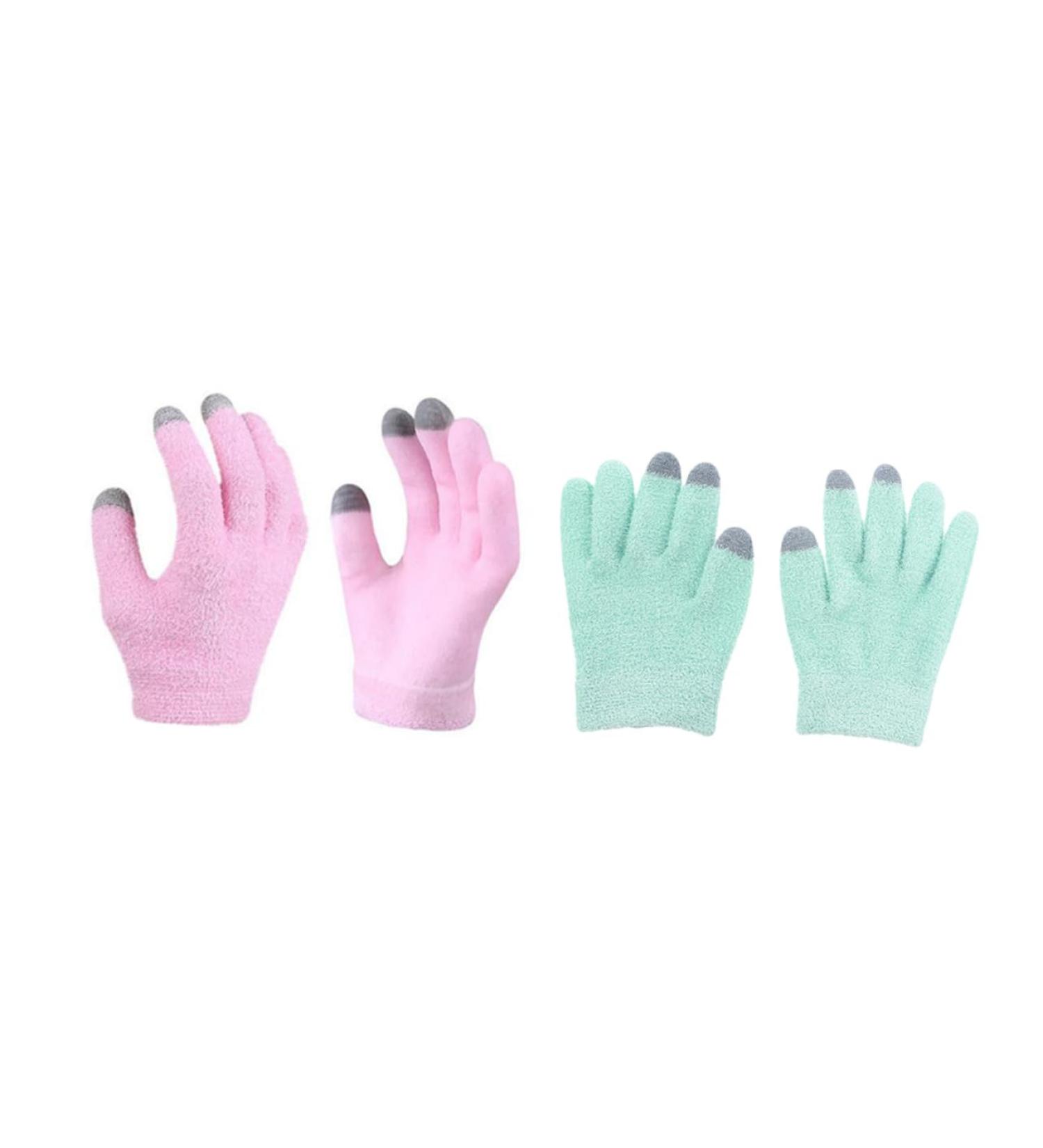 minkissy 2pairs Gel Touch Screen Gloves Dry Hands Gloves Hand Beauty Touchscreen Gloves Touch Screen Moisturizing Gloves Scrub Mitts Spa Gel Gloves Mittens Cosmetic Yarn Australia - Buy Online on GoSupps.com