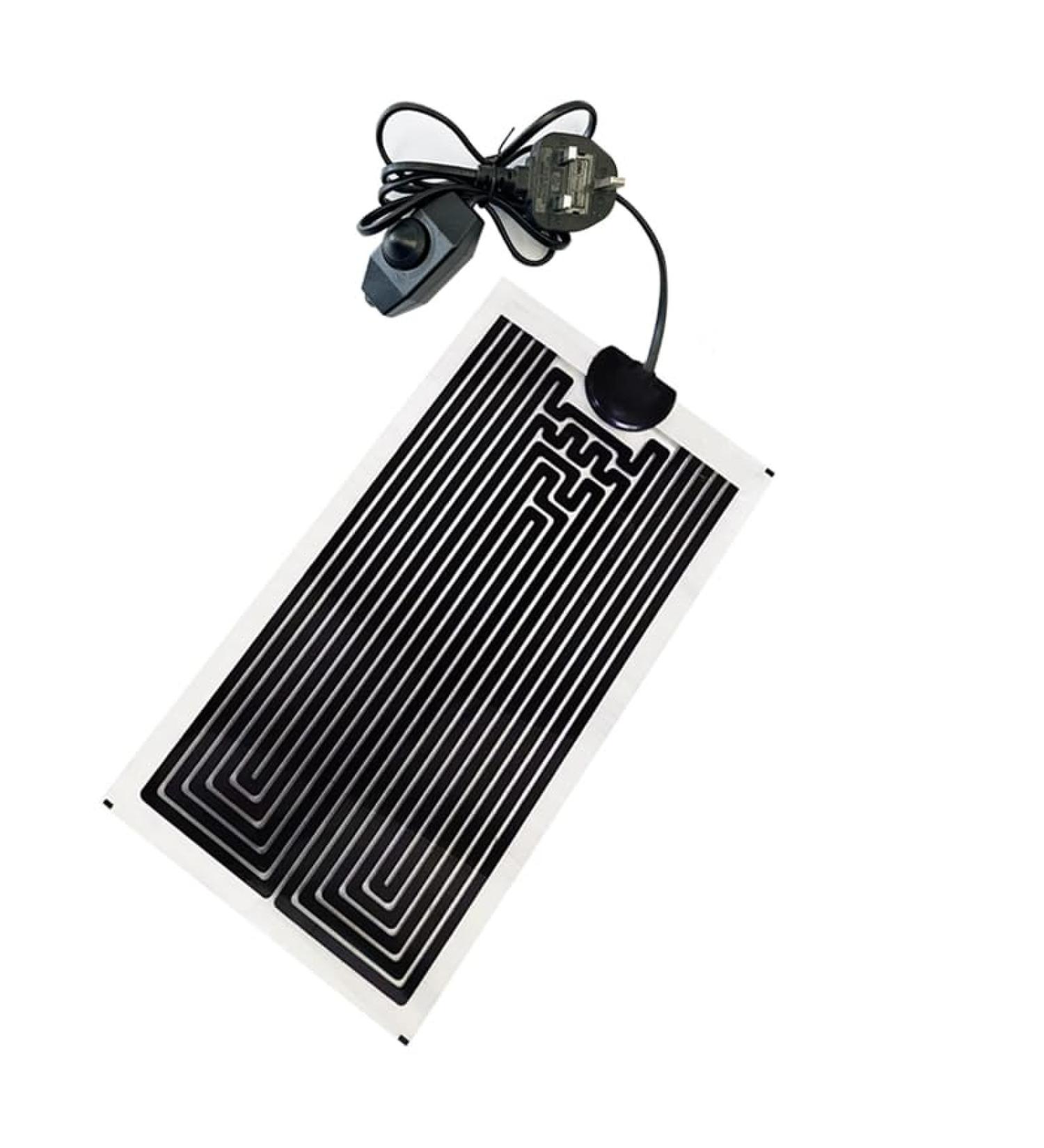GERUI heating pad for glass containers adjustable heating pad for reptiles with temperature control for reptiles snakes lizards geckos spiders caterpillars aquarium (7W) - Buy Online on GoSupps.com