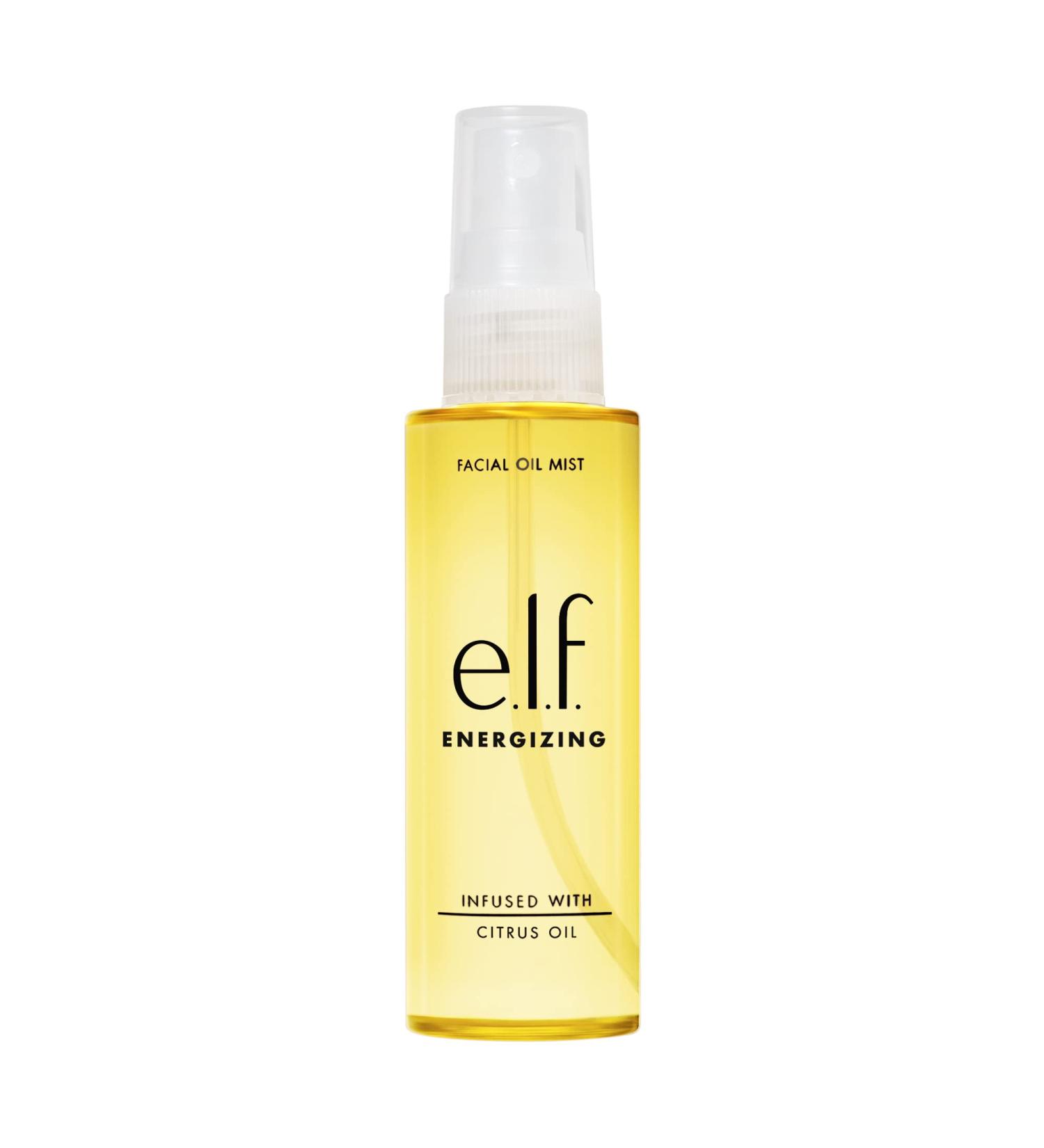 e.l.f. Energizing Facial Oil Mist - Mood-boosting Essential Oil-infused Spray - Vegan & Cruelty-Free - 2.02 Fl Oz - Buy Online on GoSupps.com