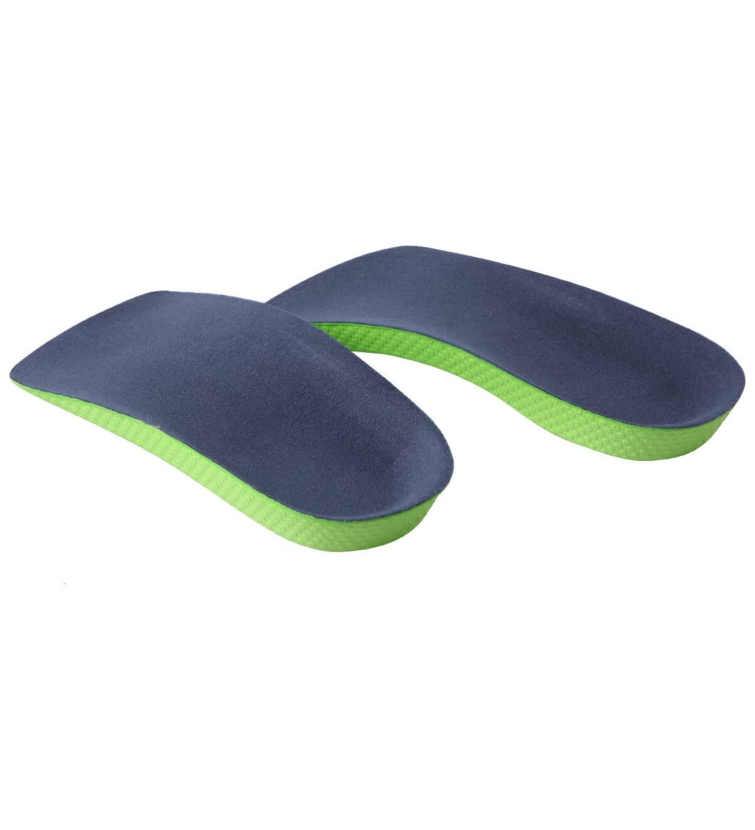DOITOOL XO Shape Arch Support Insoles for Flat Feet - 1 Pair Green | Men Women Soft Shoe Pads for Leg Correction and Air Feet Comfort - Buy Online on GoSupps.com