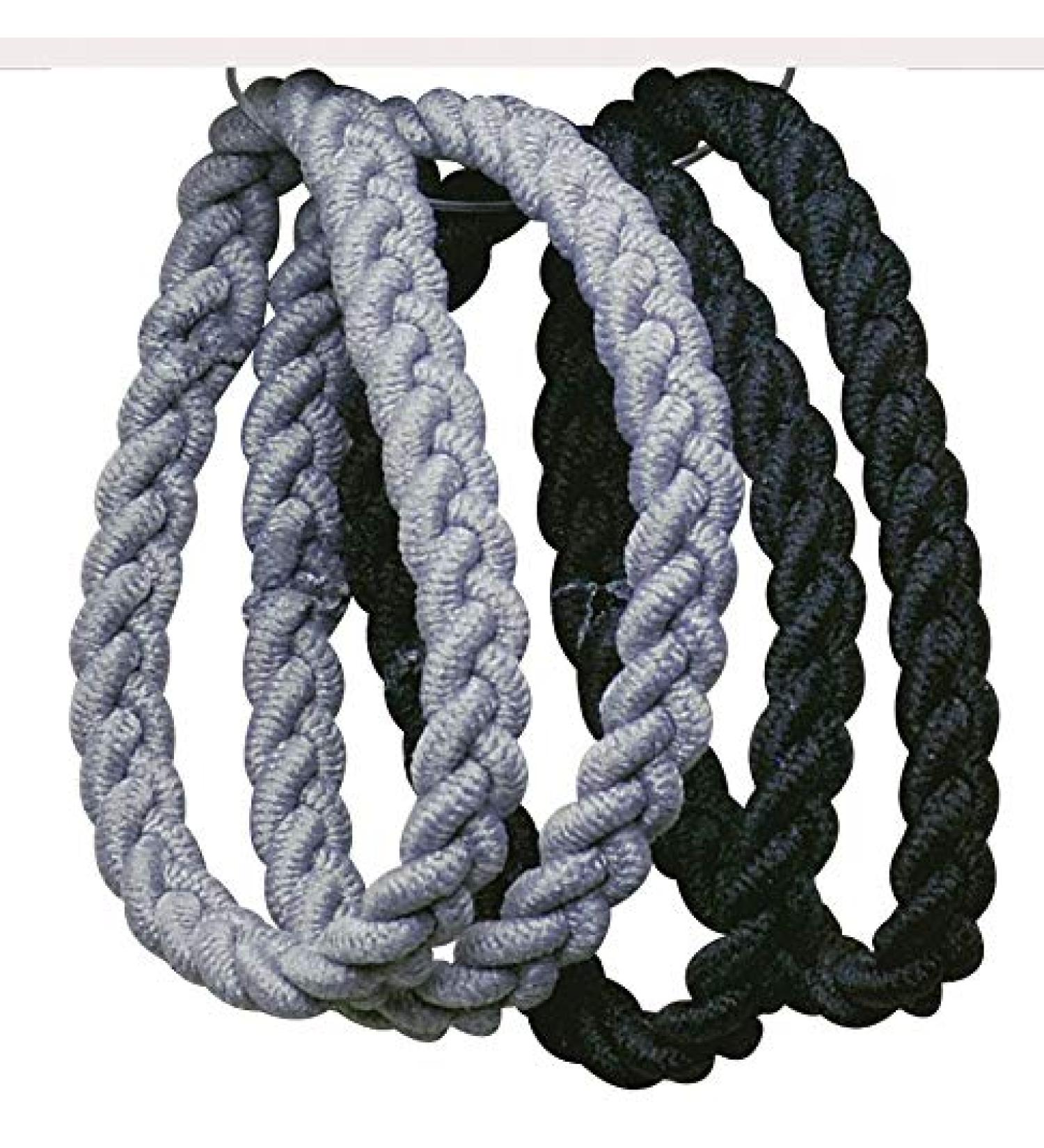 Titania hair ties ponytail holders 4 pieces braided