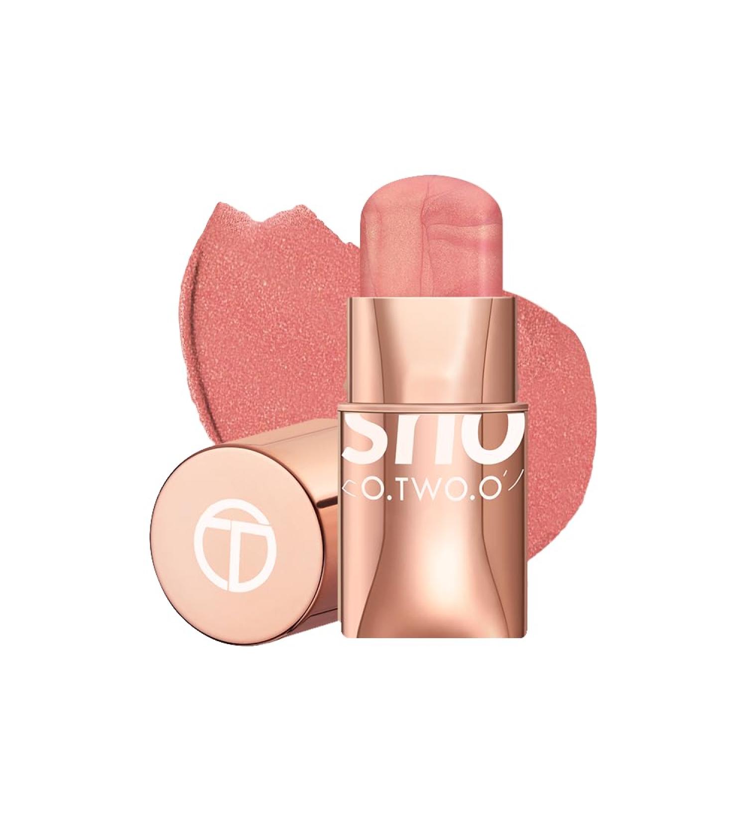 6 Colors Lipstick Glow Colour Bounce Blush Stick 3-In-1 Tint Buildable Waterproof Lightweight Blush Stick Cream Blends Perfectly Onto Skin Dainty For Eyes Lips & Cheeks Versatile Use (#520 Pleasant) - Buy Online on GoSupps.com