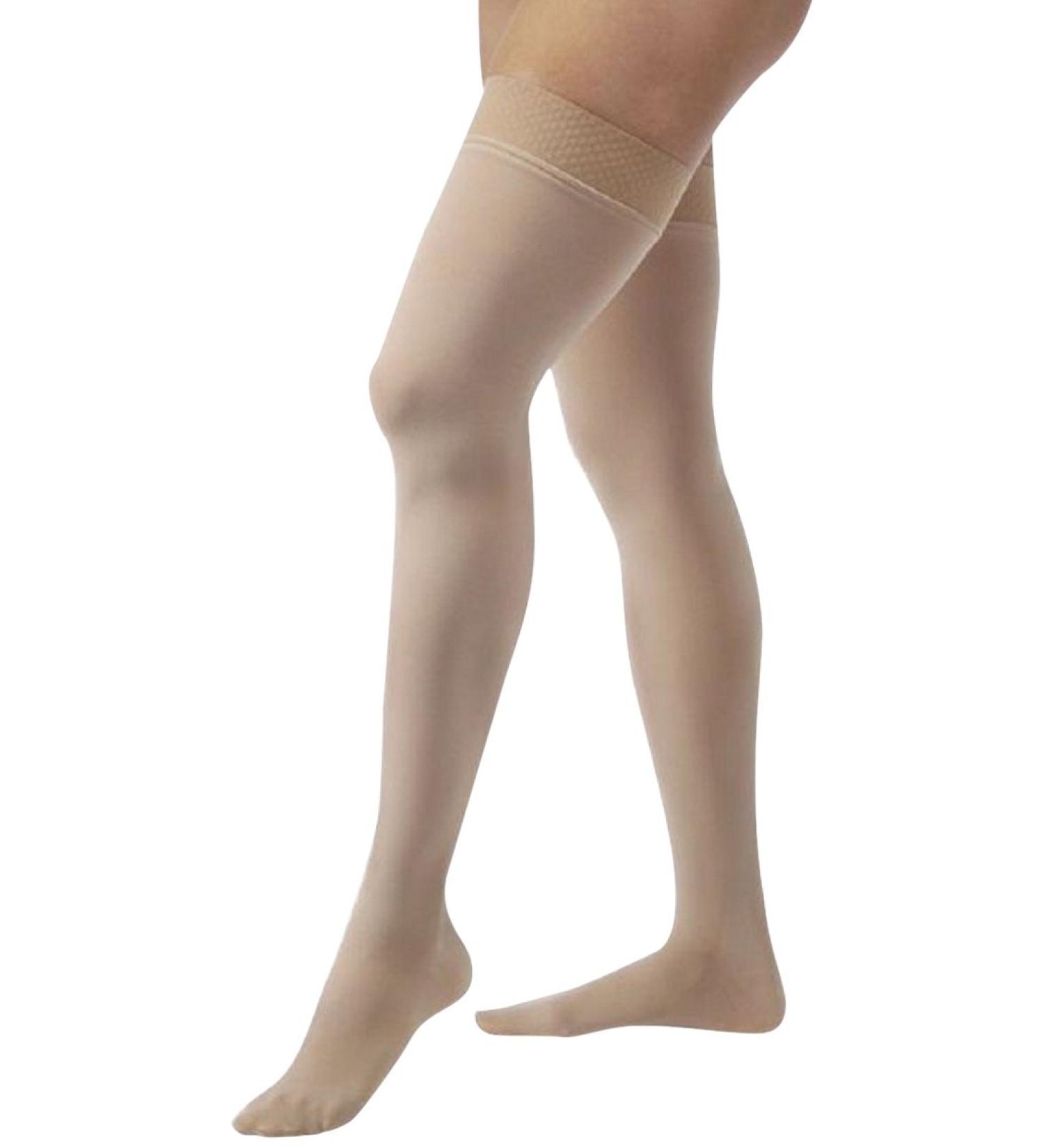 JOBST Relief 20-30 mmHg Thigh High Compression Socks with Silicone Band - X-Large Beige (1 Pair) - Buy Online on GoSupps.com