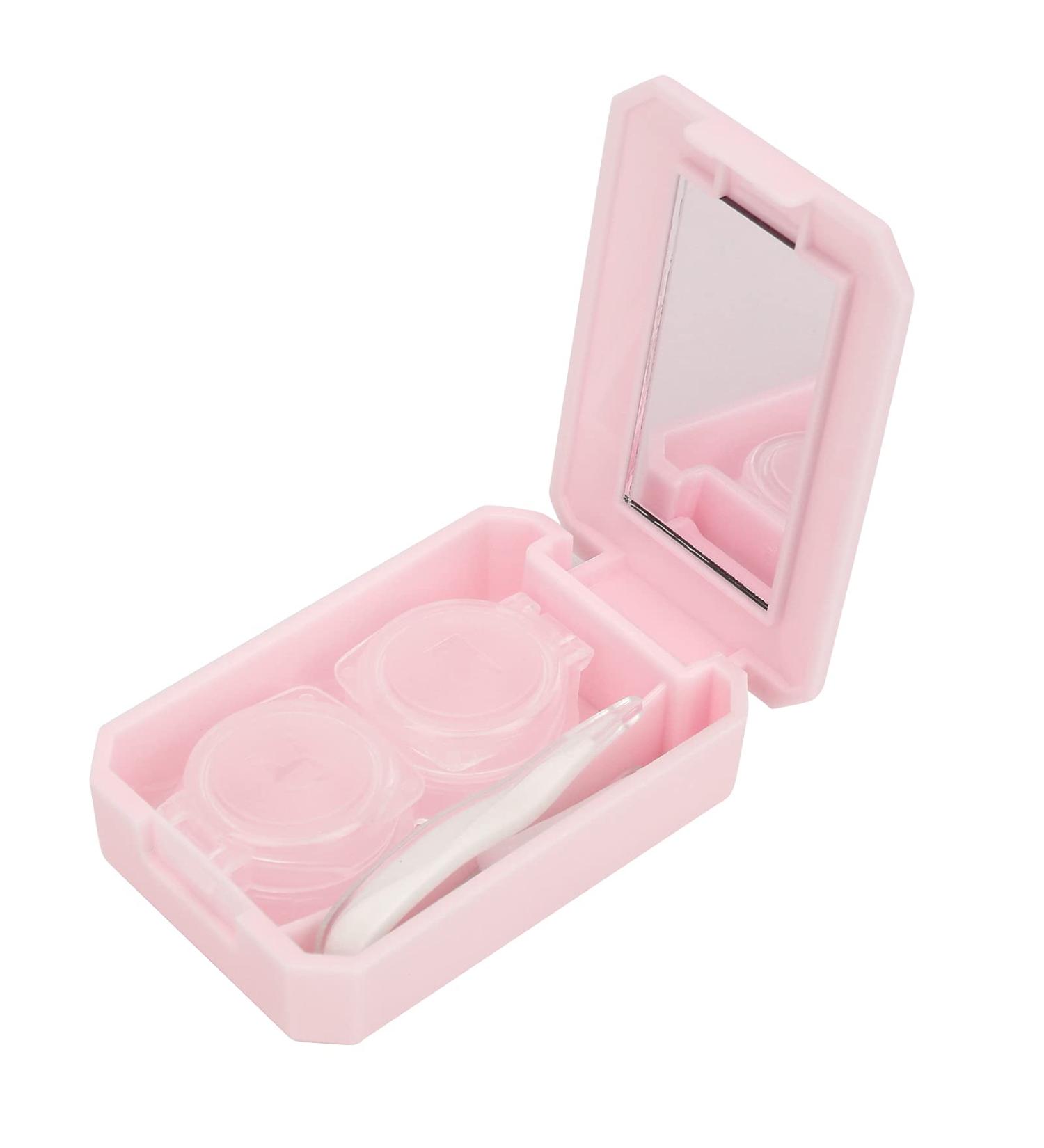 Lenses Case Waterproof and Dust Proof Contacts Lens Holder for Travel for Home Use for Office(Pink) - Buy Online on GoSupps.com