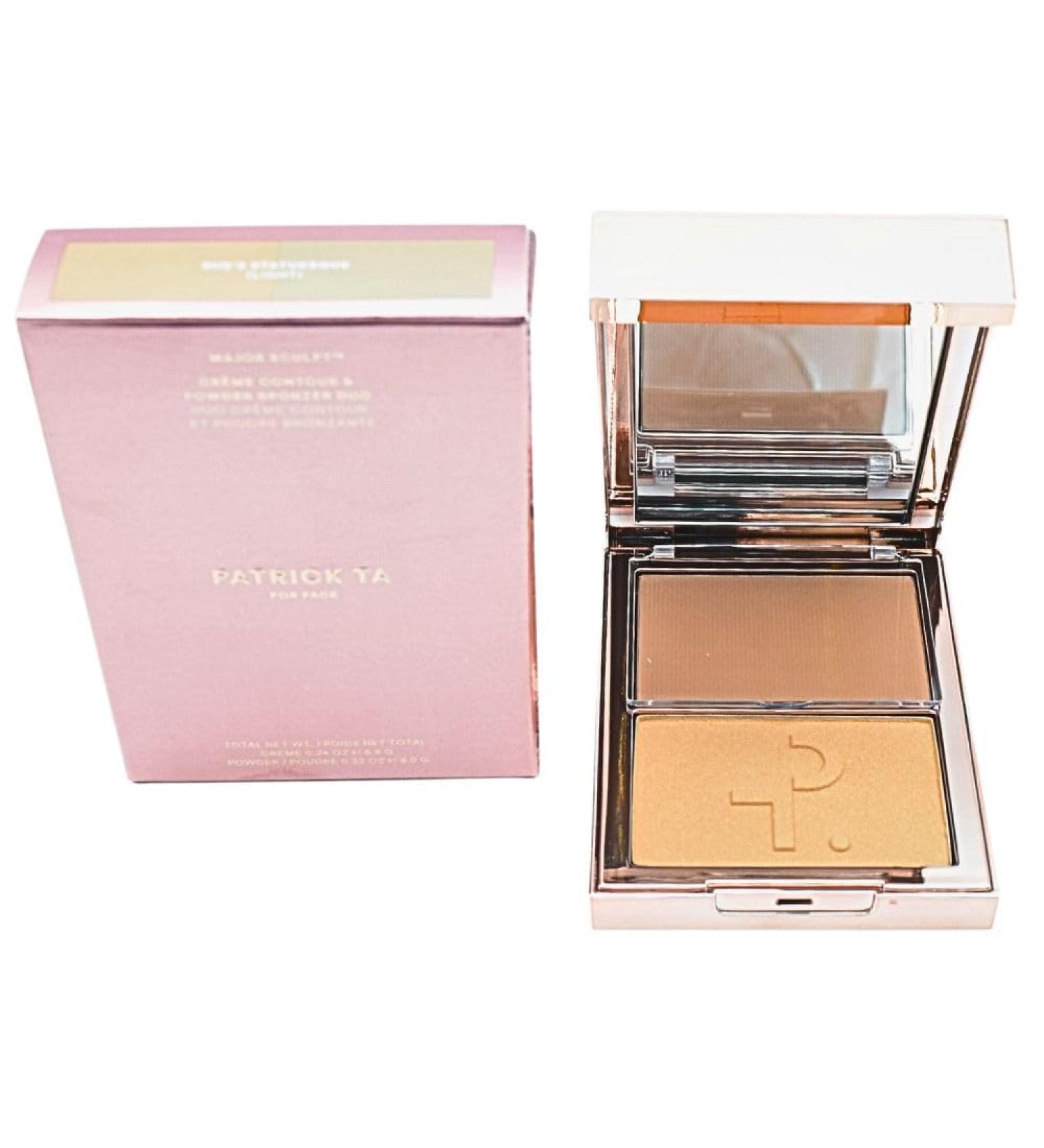 Patrick Ta Major Sculpt Cr me Contour & Powder Bronzer Duo - She's Statuesque (Light Cool Undertone) 1 oz | International Shipping Available - Buy Online on GoSupps.com
