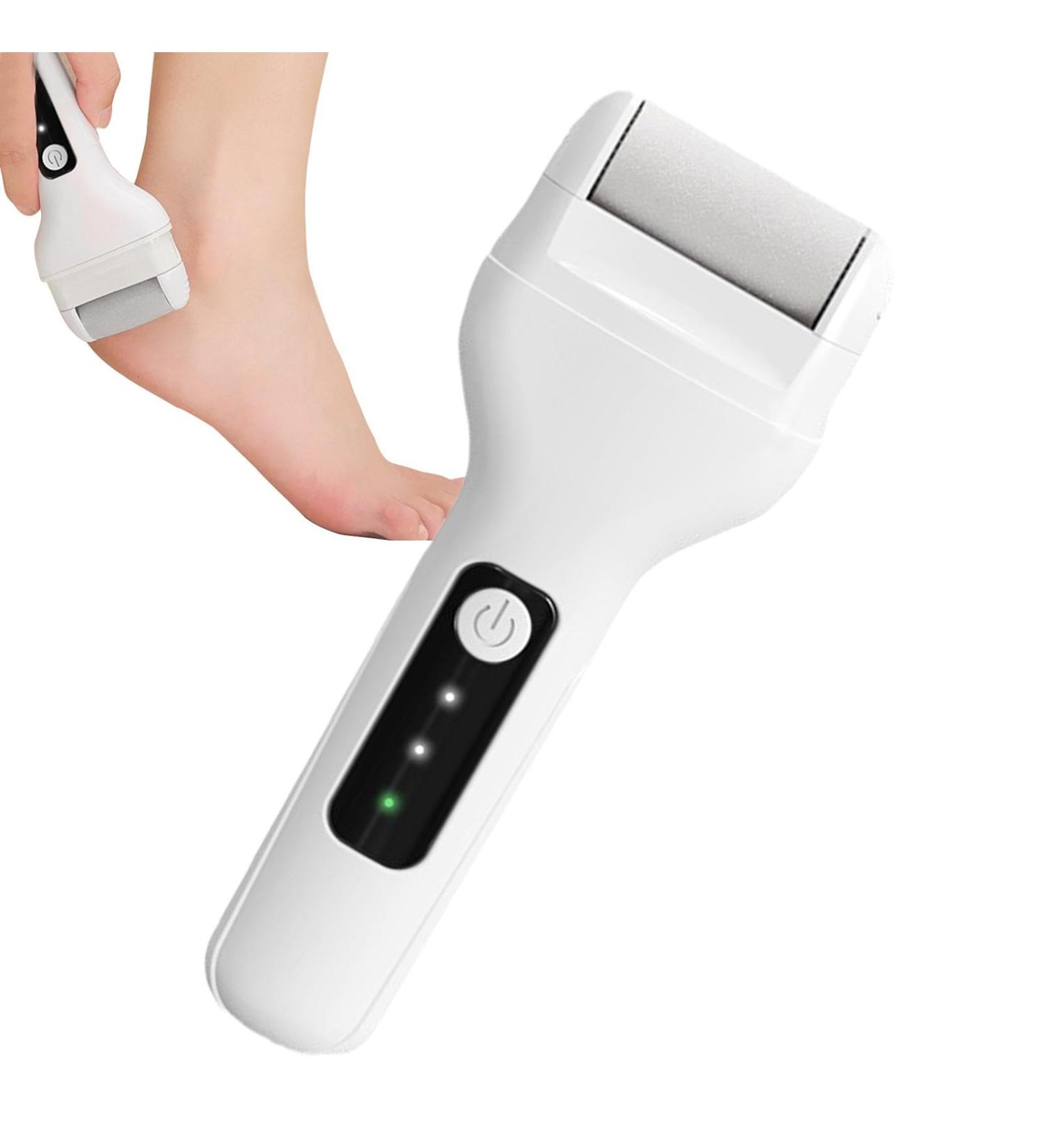 Callus Remover For Feet - Skin-Friendly Rechargeable Foot Scrubber Dead Skin Remover | Powerful Pedicure Tools For Feet Heel Scraper For Cracked Heels - Buy Online on GoSupps.com