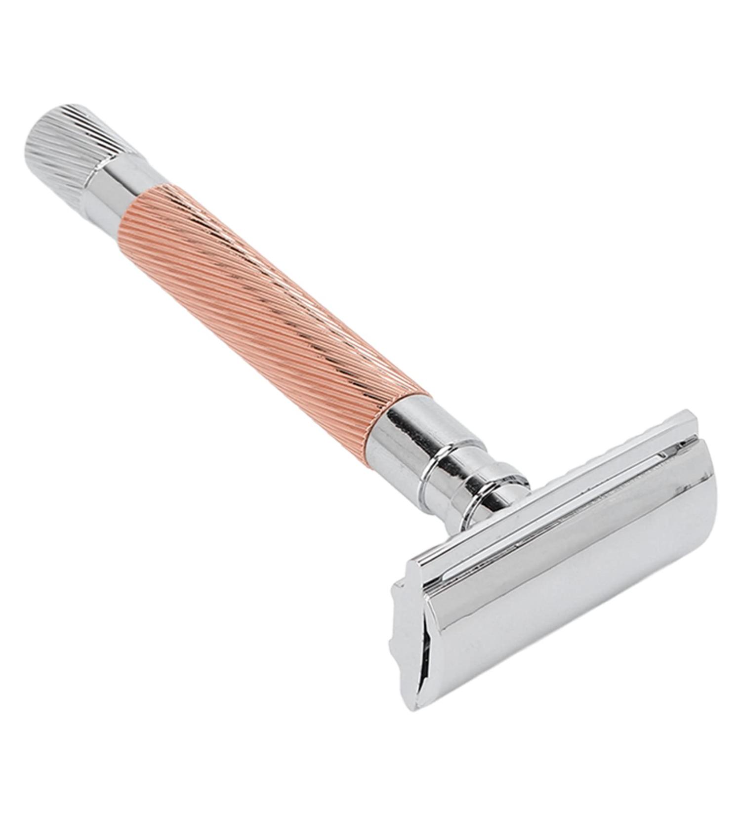 Buy Double Edge Safety Razor | Manual Non-Slip Long Handle for Men | Perfect for Home & Travel - International Shipping - Buy Online on GoSupps.com