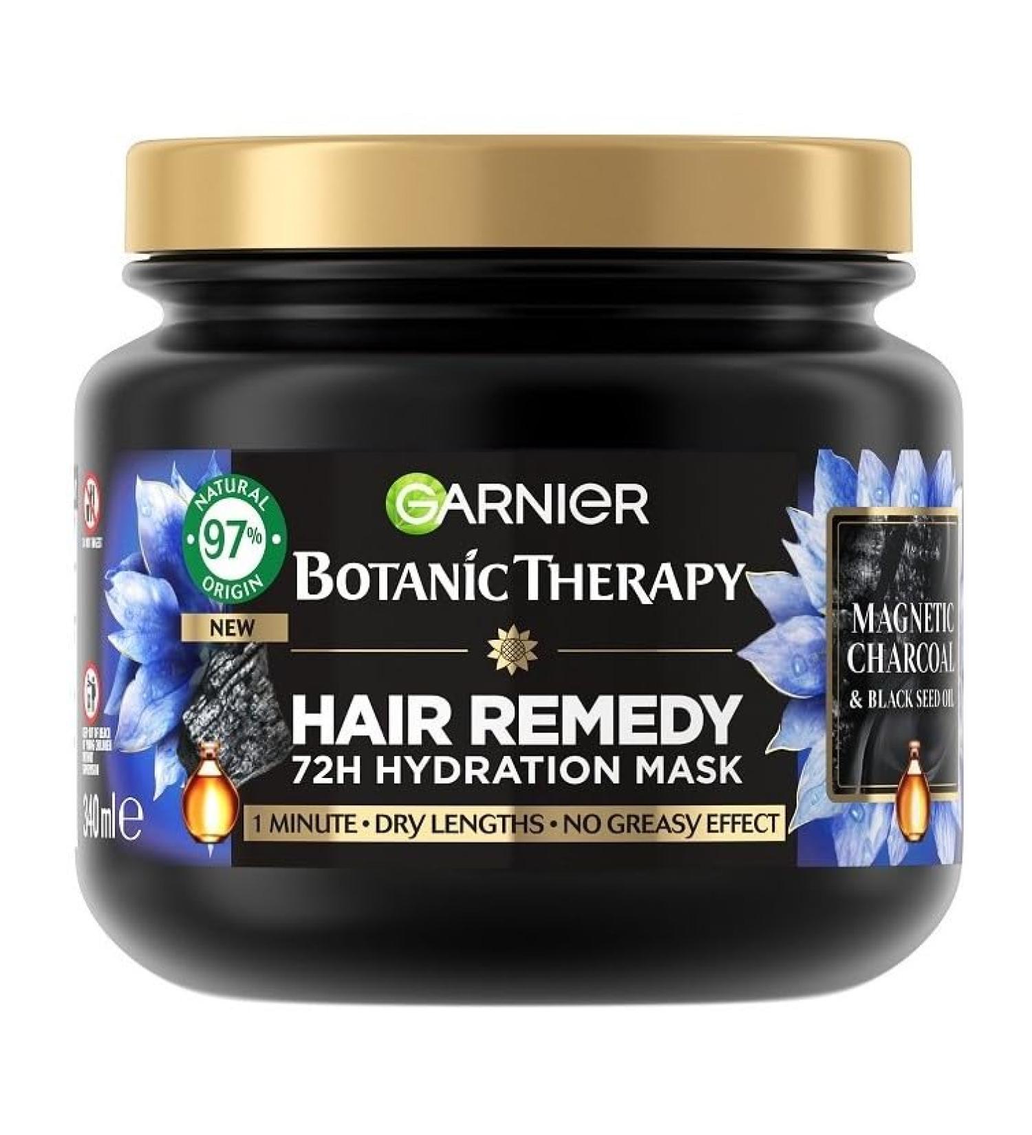 GARNIER Botanic Masque th rapeutique pour cheveux au charbon magn tique 340 ml