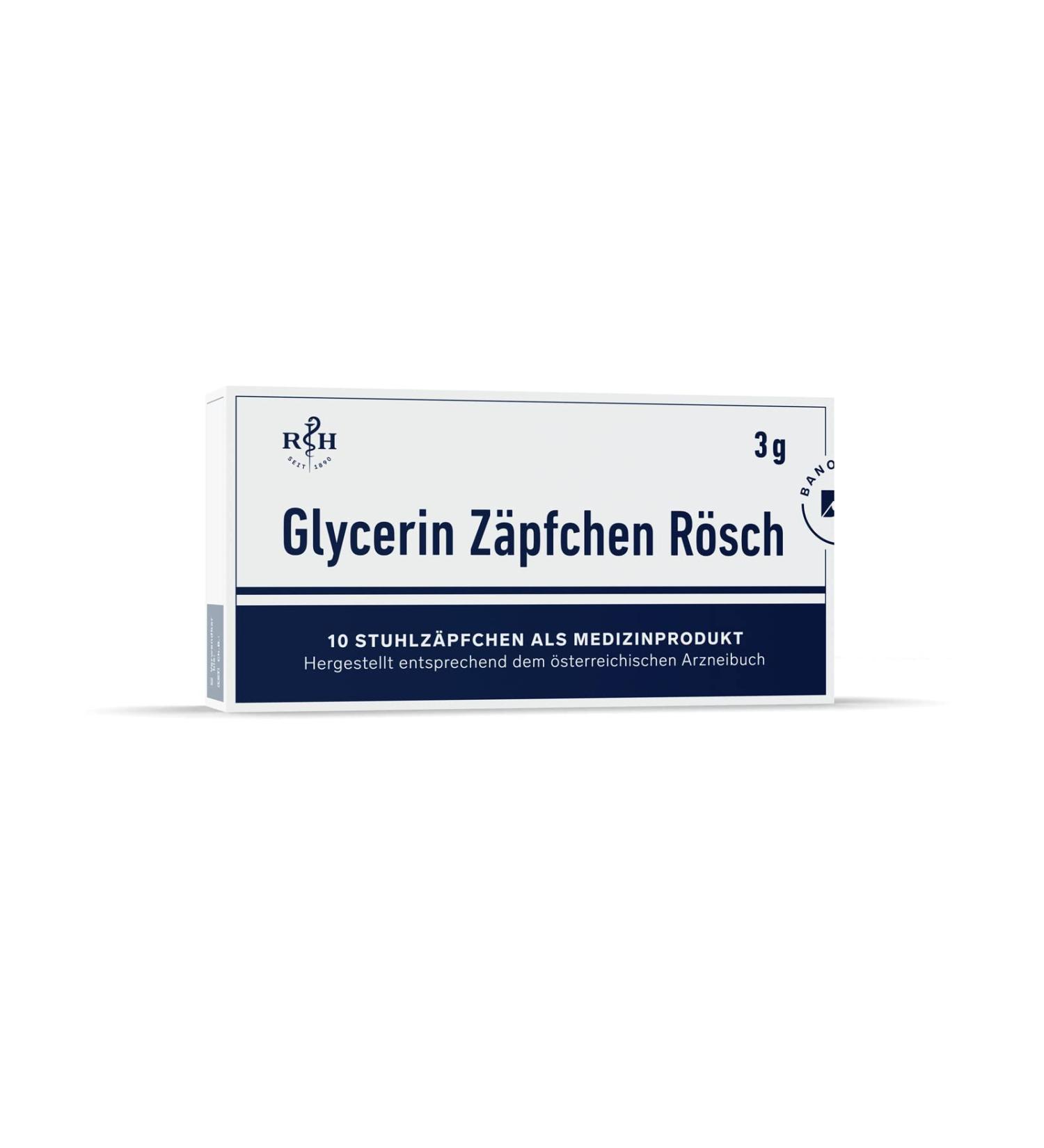 BANO Healthcare Glycerin suppository R sch Suppositories against constipation 3g - Buy Online on GoSupps.com