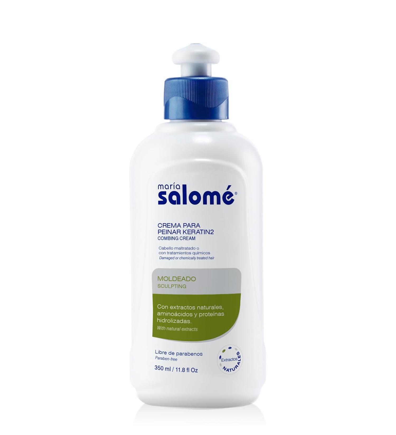 Maria Salome Keratin2 Leave-in Conditioner 350ml - No Salt Frizz Control Smooth Hair - International Shipping Available - Buy Online on GoSupps.com