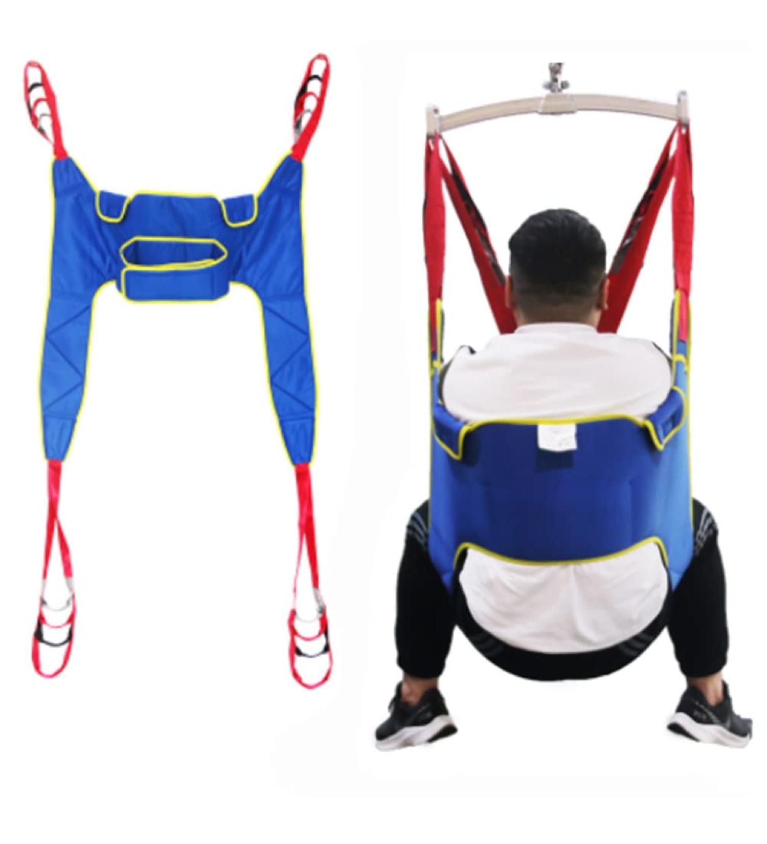 Medical Sling Patient Aid Sit to Stand Walking Sling Transfer Strap Toileting Sling Patient Lifter Secure Rehabilitation Gait Trainer with Commode Opening L - Buy Online on GoSupps.com