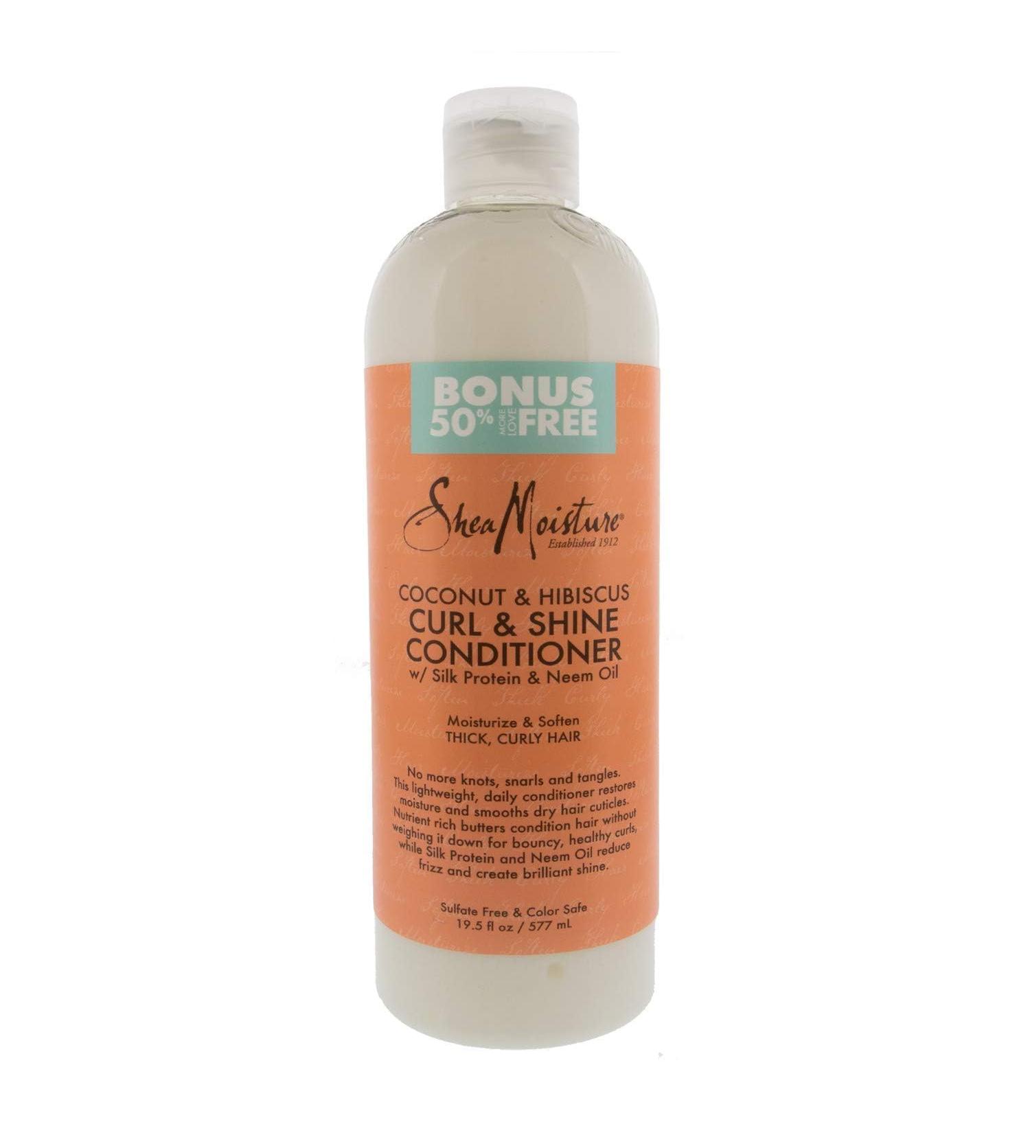 Shea Moisture Coconut & Hibiscus Curl Conditioner (Bonus - 50%) 577 ml 577 ml (1 pack)