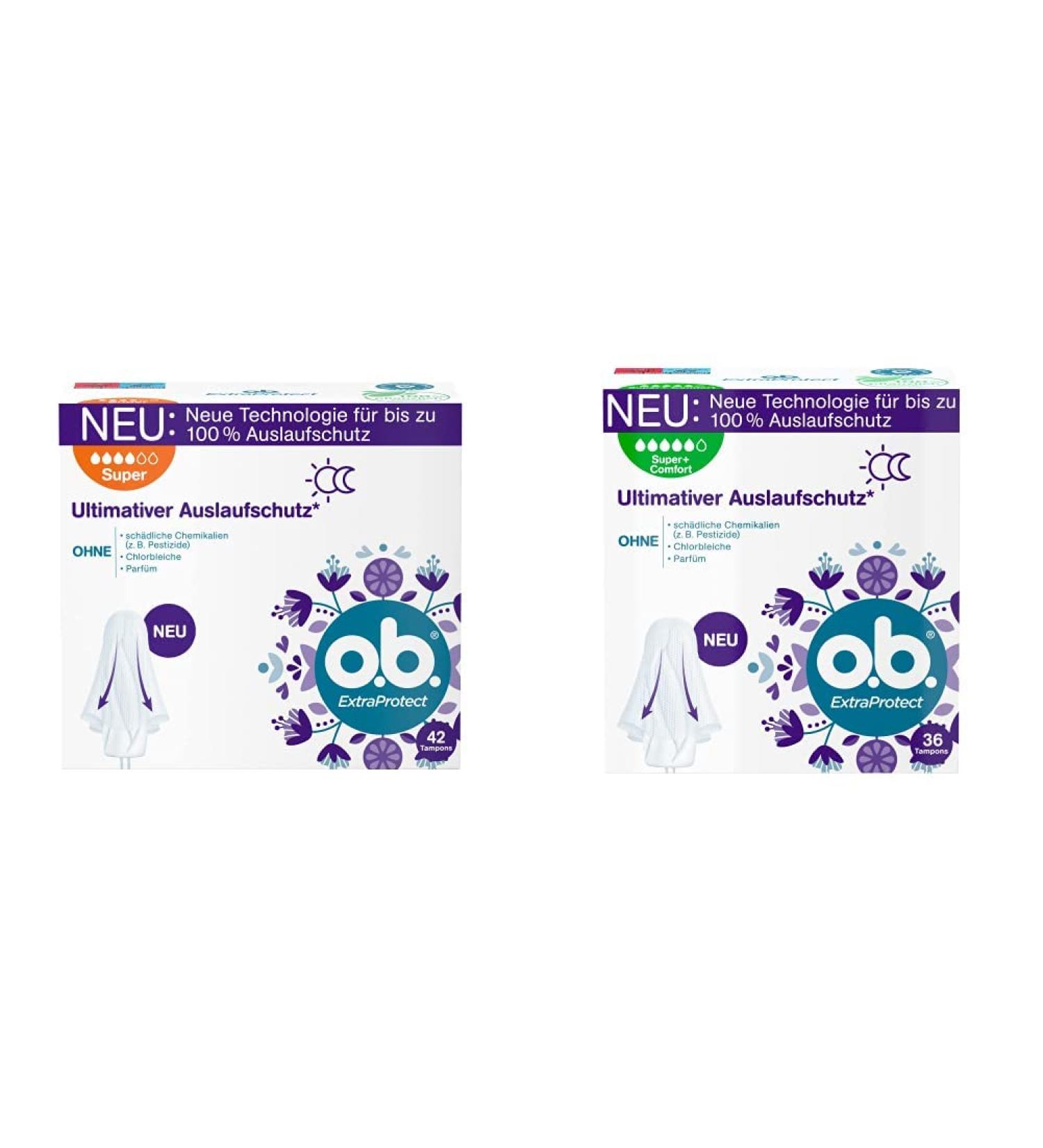 if.Extraprotect Great Tampons - Dynamic Fit & Extra Protection Wings (42 Pieces) + Super+ Comfort Bundle (36 Pieces) - Ultimate Comfort for Strong Days - Buy Online on GoSupps.com