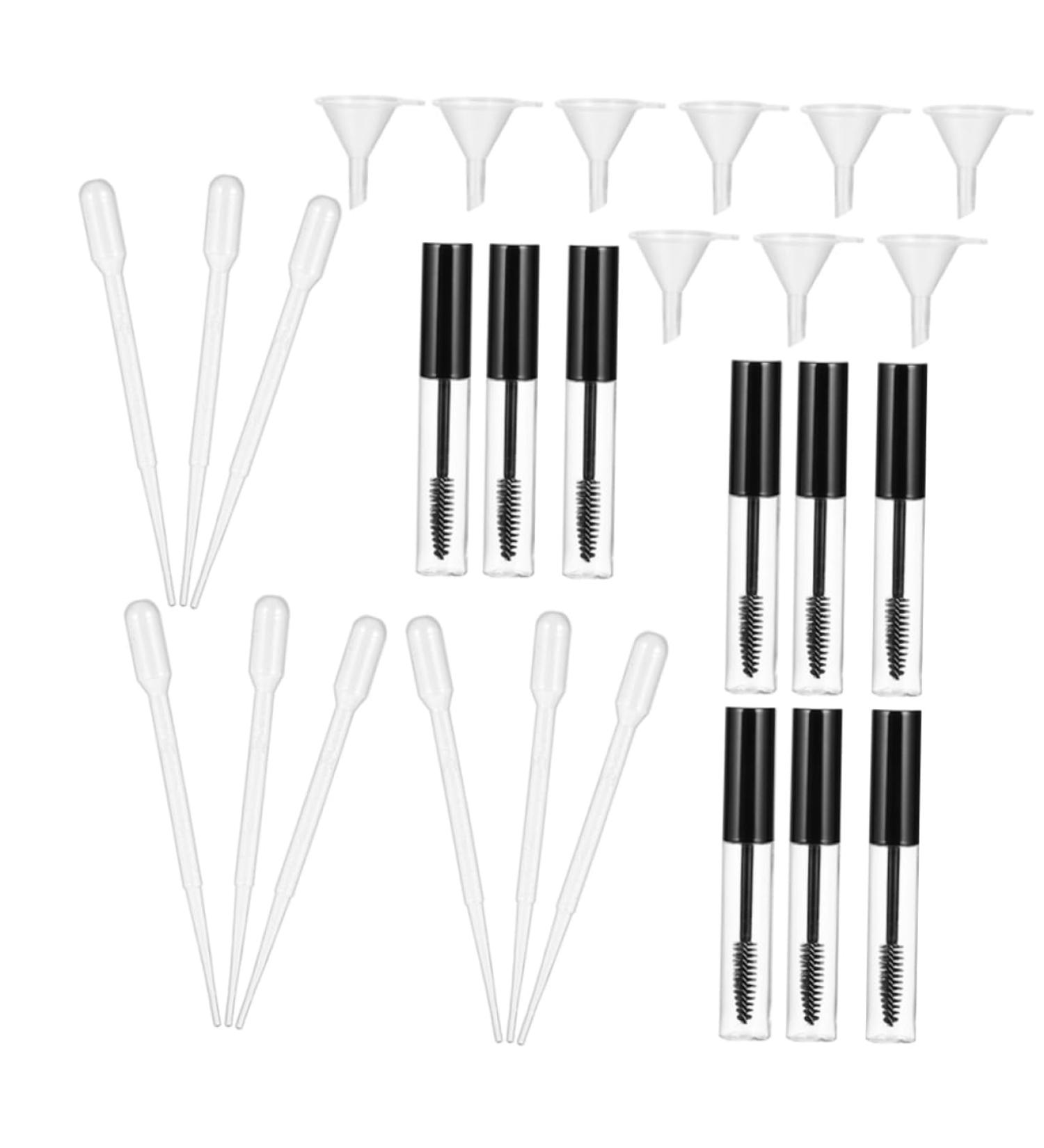 VINTORKY 9 Set Empty Mascara Bottle Lip Balm Bottles Mascara Bottles Empty DIY Lipstick Tubes Transparent Abs - Buy Online on GoSupps.com