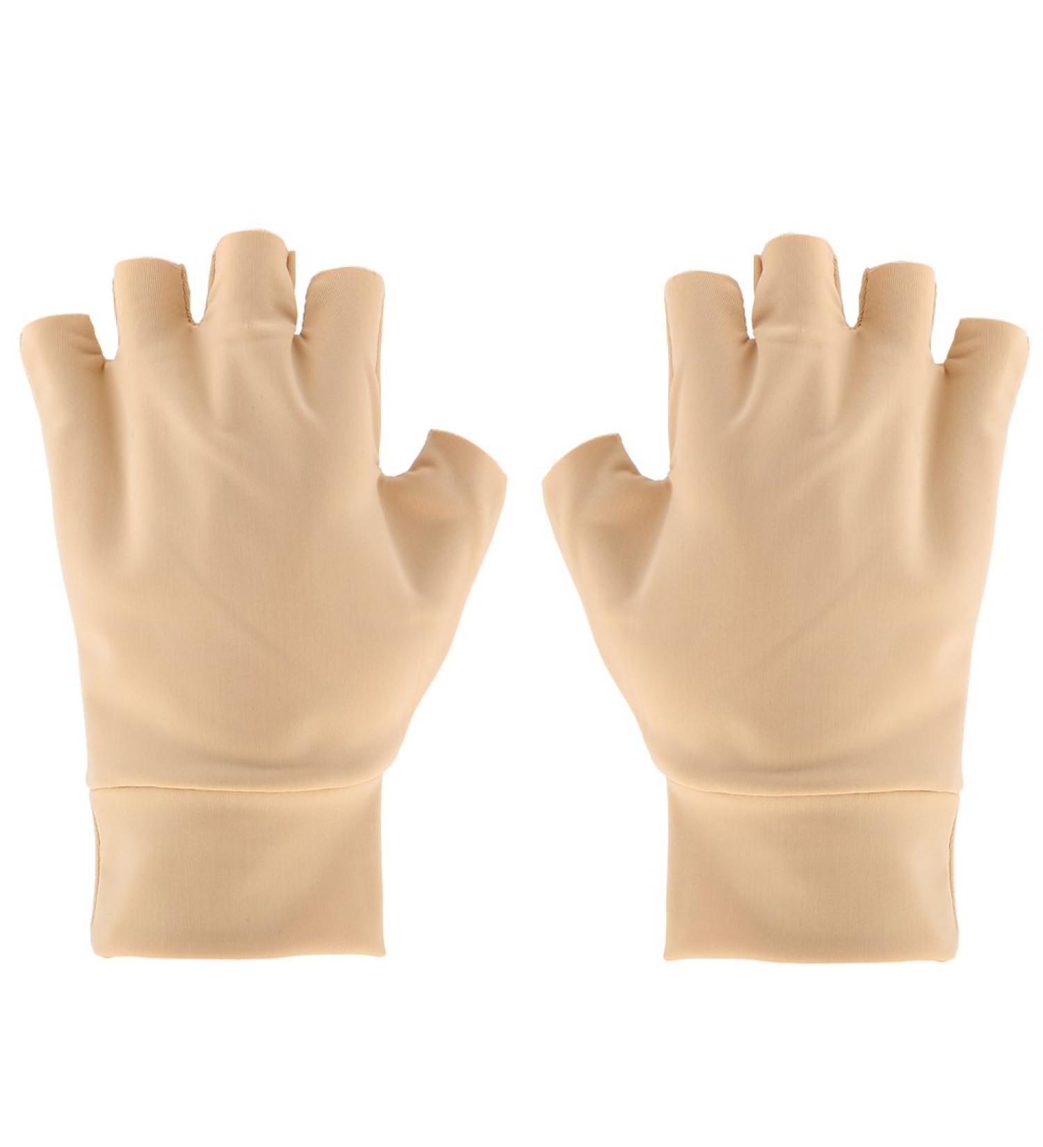 Arthritis Compression Gloves for Women and Men Copper Infused Gloves for Ease Muscle Tension Computer Typing Carpal Tunnel Skin Color - Buy Online on GoSupps.com
