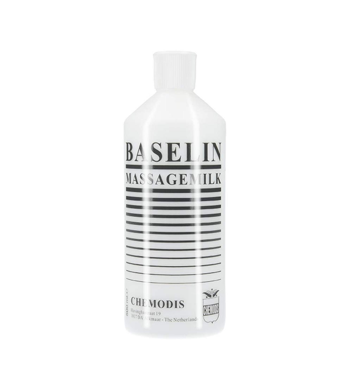 Chemodis Baselin Massage Milk - Rapidly Absorbed & Easily Rinsed Off - Non-Greasy & Hypoallergenic - 500ml 500 ml (Pack of 1) Multi