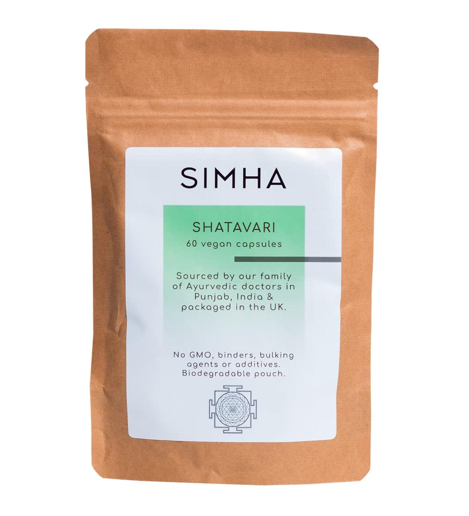 SIMHA Shatavari - Women Health Supplement - Balance Hormones - Adaptogenic (120 Capsules) - Buy Online on GoSupps.com