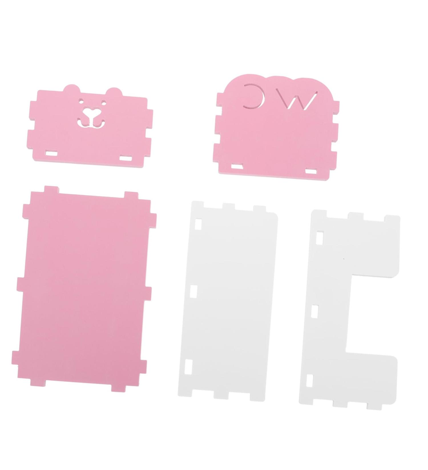 INOOMP 1pc Hamster Toilet Proof Leakproof Toilet Guinea Pig Toilet Chinchilla Bath Pet PVC Detachable 15x10cm Pink - Buy Online on GoSupps.com